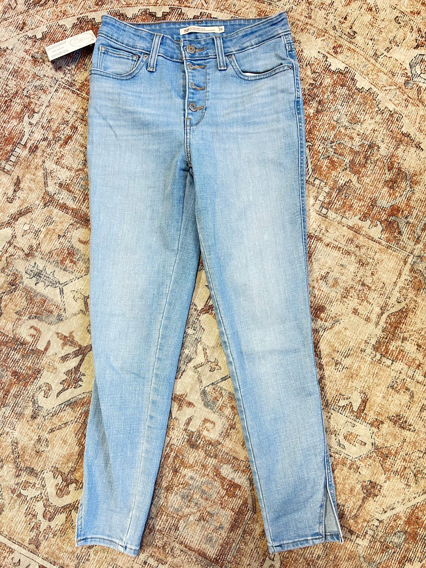Levi 721 Skinny Ankle HR Jeans (26x26)