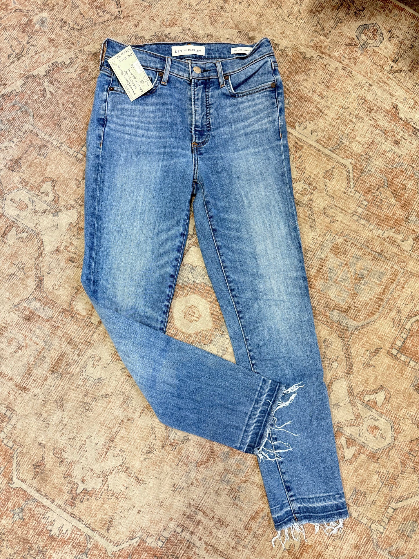 Denim Forum Nico Skinny MR Crop Jeans (27x26)