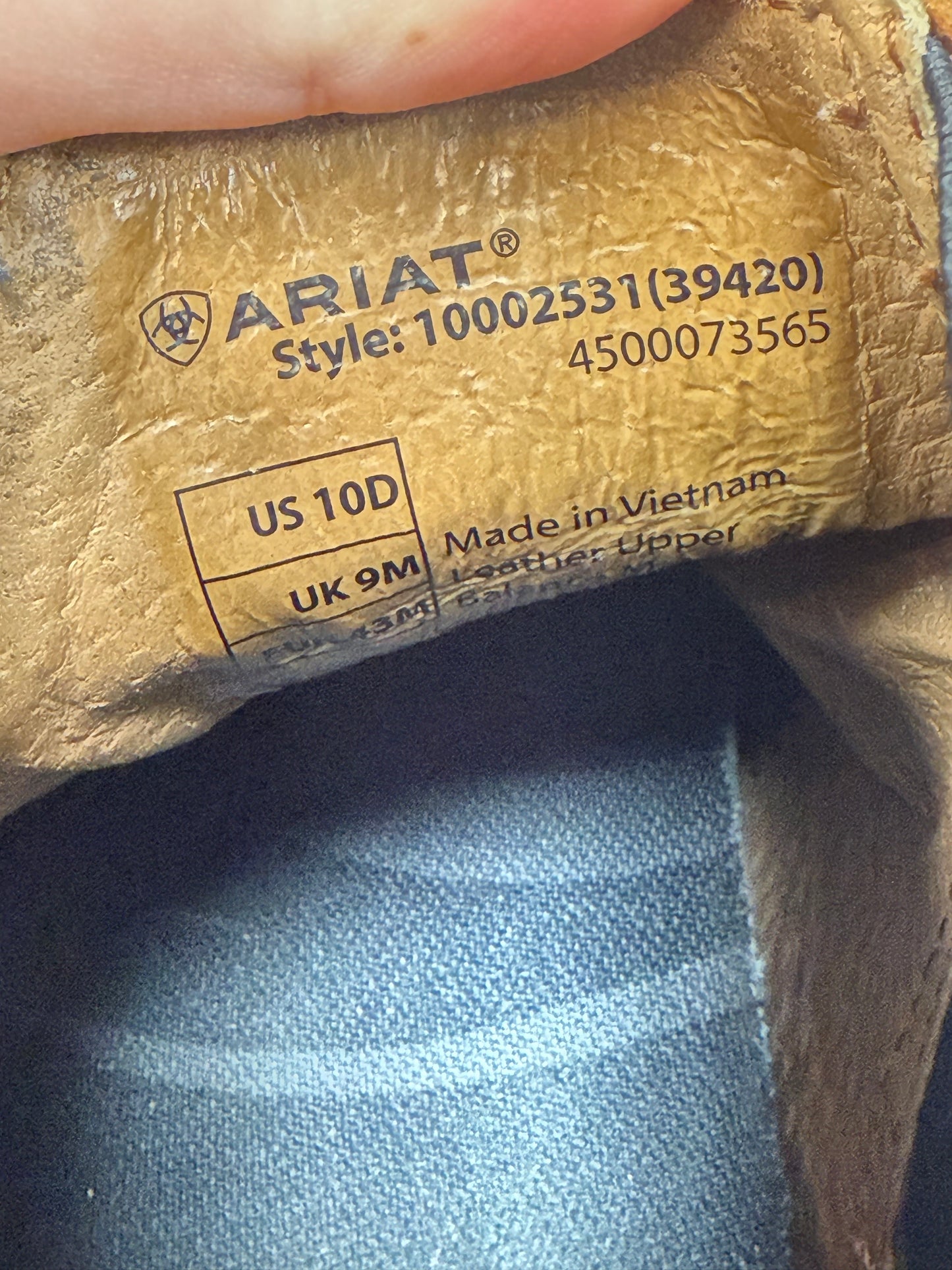 Ariat Spot Hog Chelsea Boots (Mens 10)