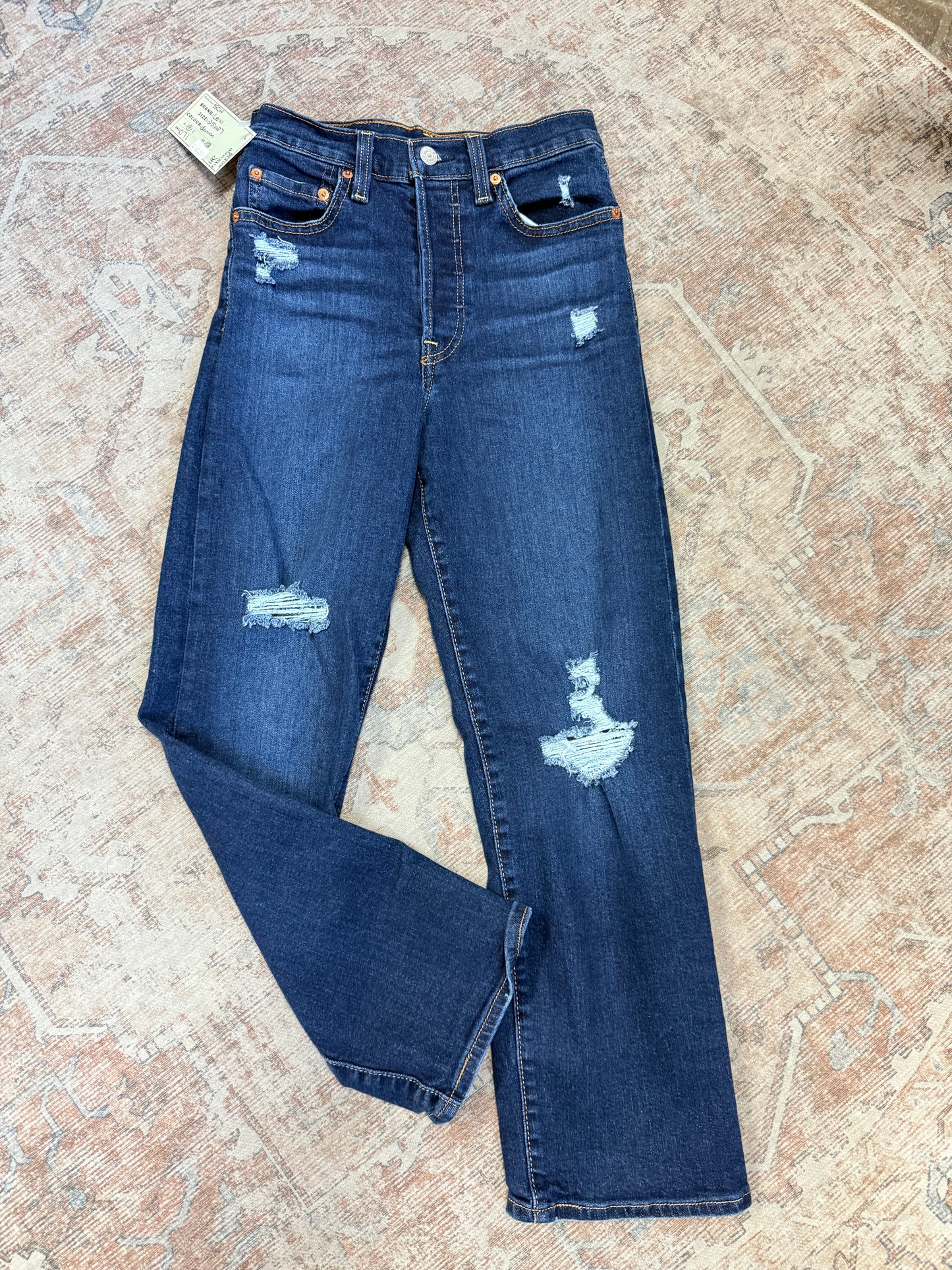 Levi Ribcage Ankle HR Jeans (25x27)