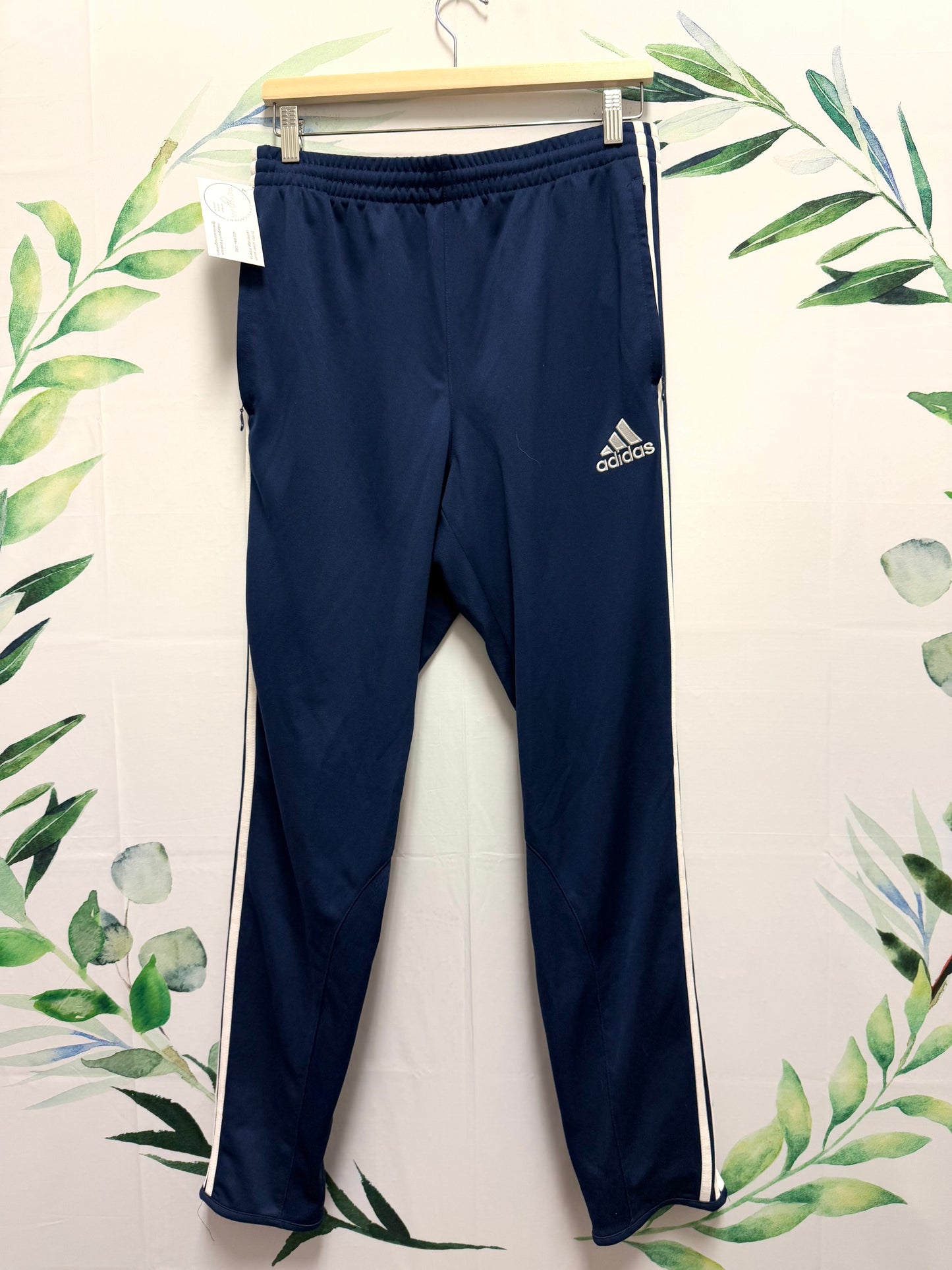 Adidas 3 Stripe Track Pants Jogger (M)