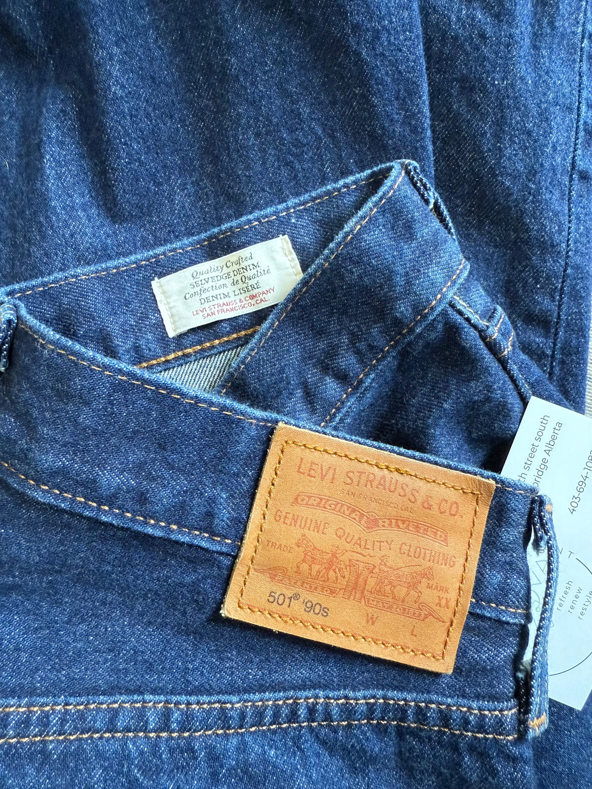 Levi’s 501 ‘90s Selvedge Jeans (26x34)