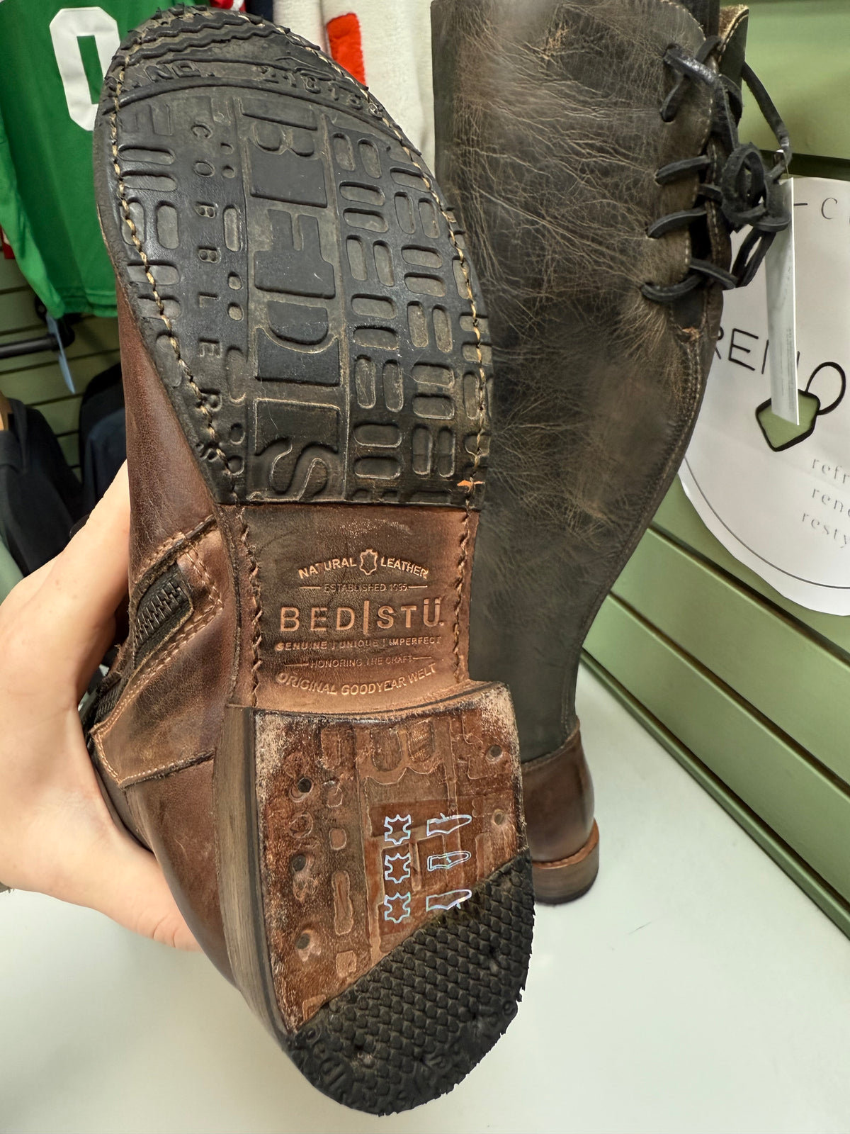 Free People Bed Stu Manchester Leather Boots (Womens 6)