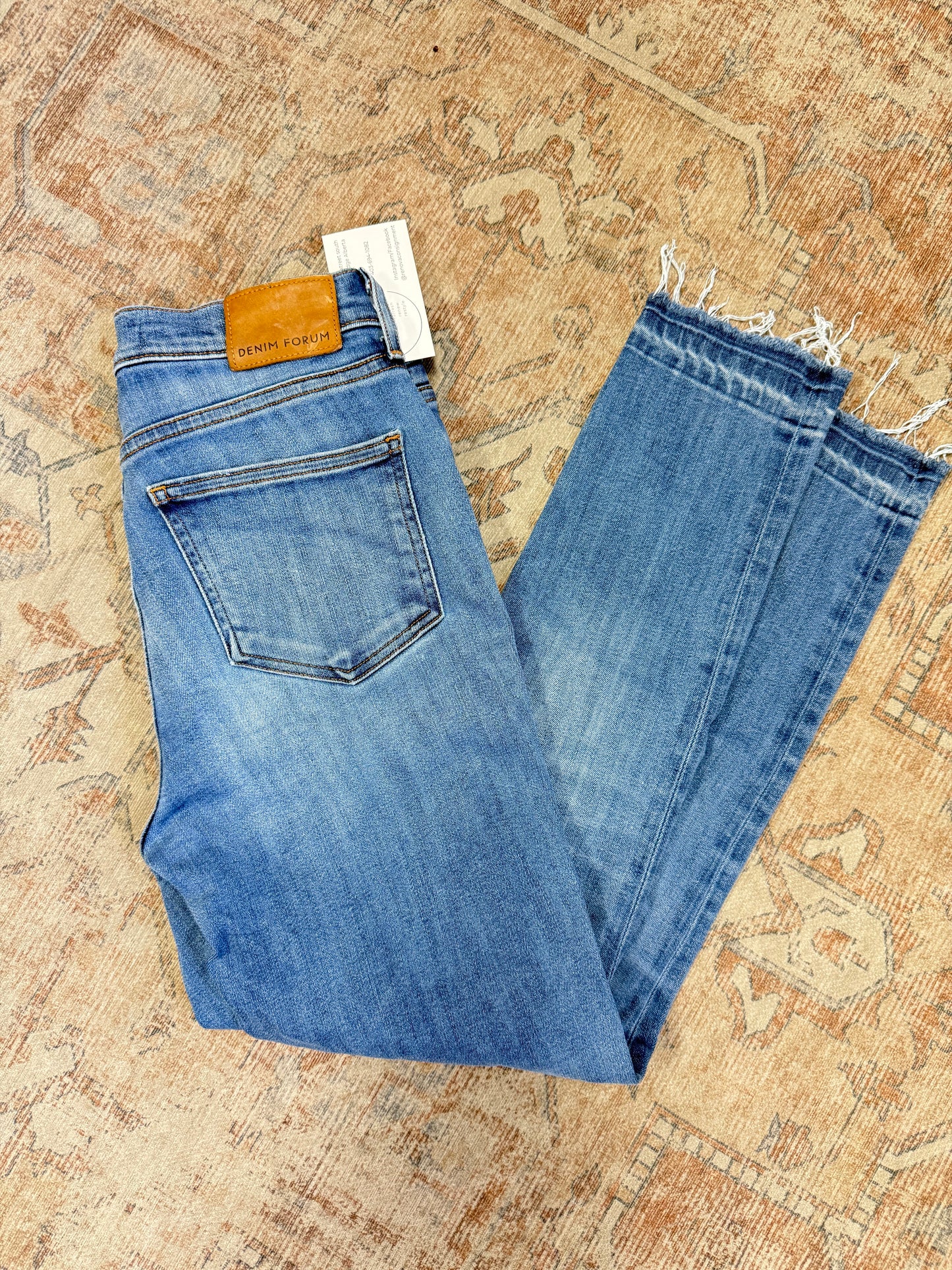 Denim Forum Nico Skinny MR Crop Jeans (27x26)