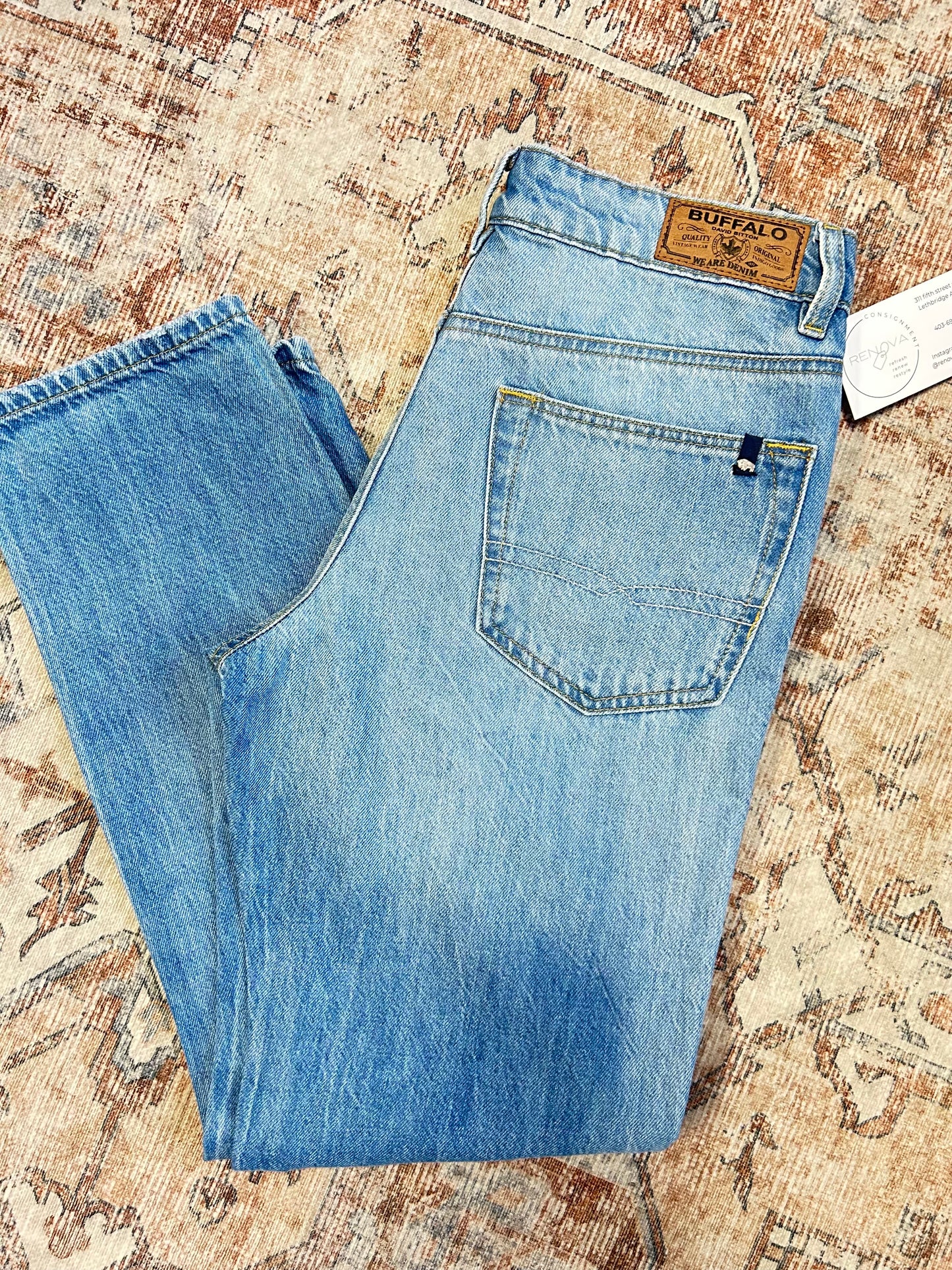 Buffalo Relaxed Boyfriend Jeans (27x28)