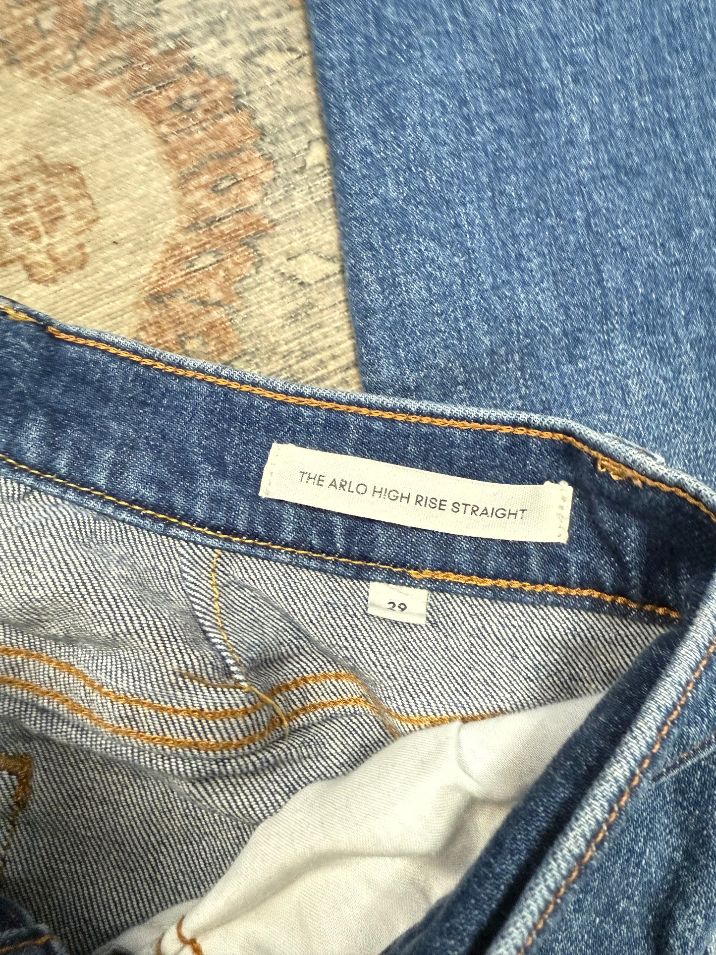 Denim Forum Arlo Straight HR Jeans (29x24)