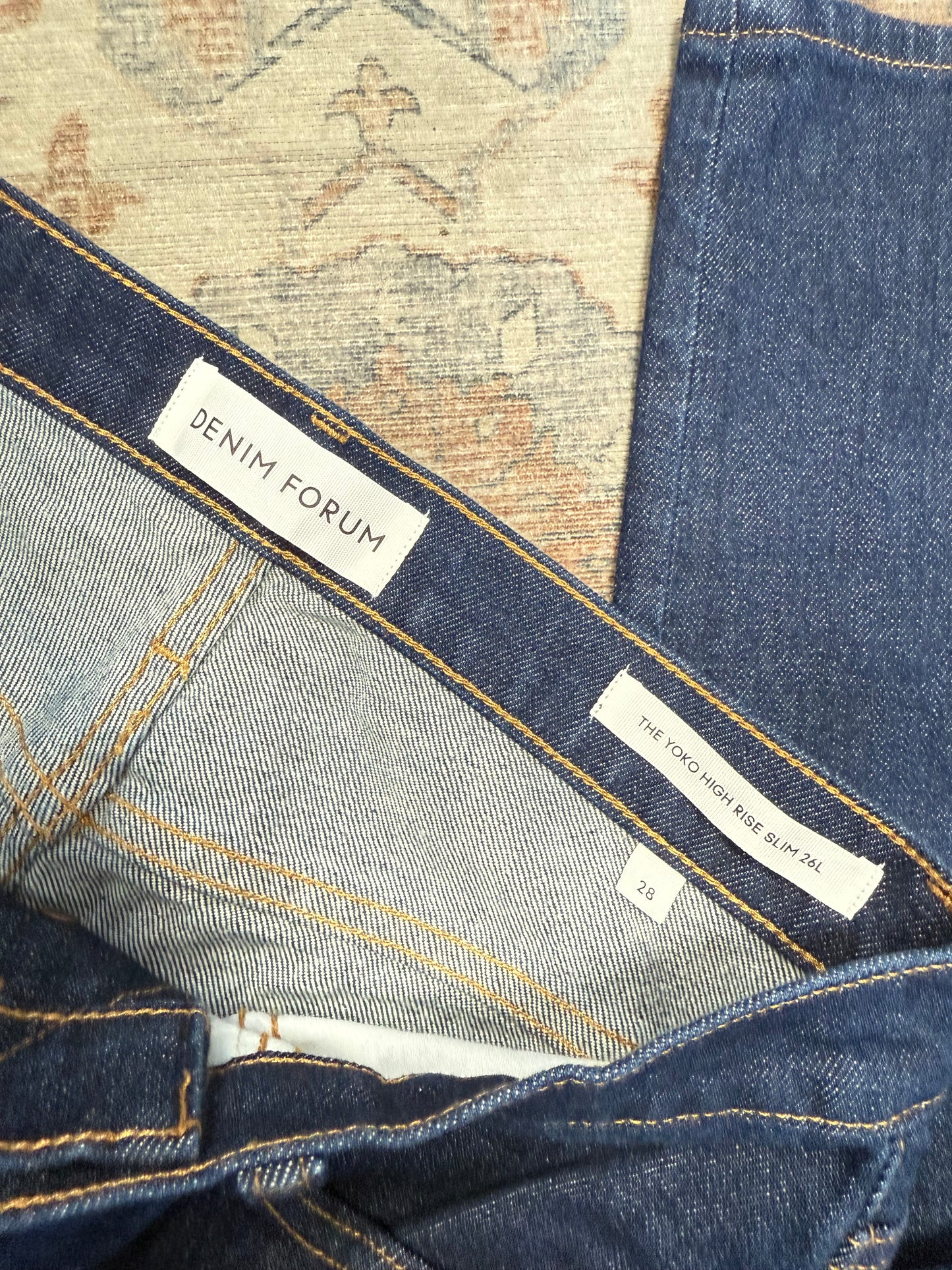Denim Forum Yoko Slim HR Jeans (28x26)