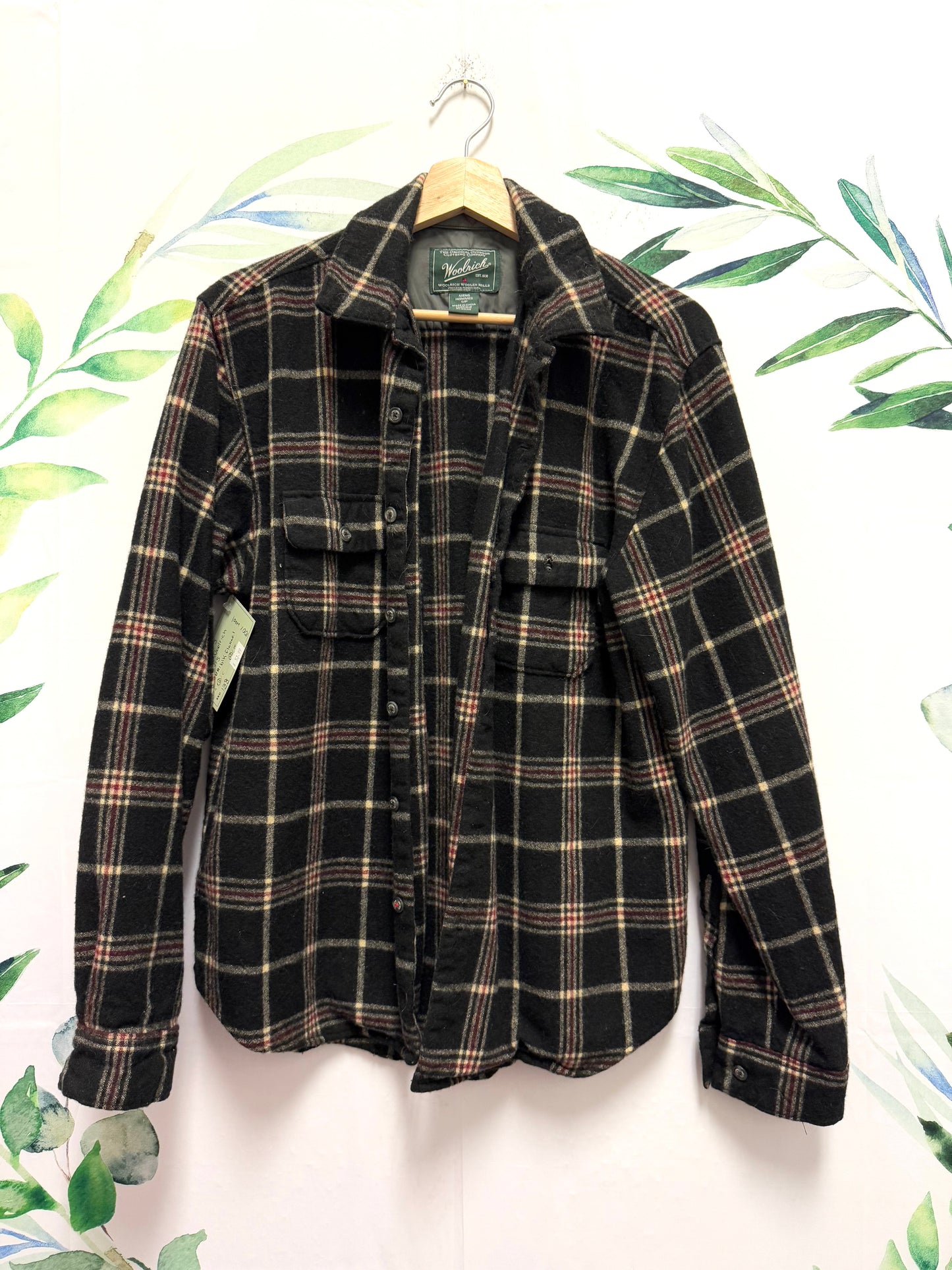 Woolrich 100% Wool Overcoat Flannel (S)