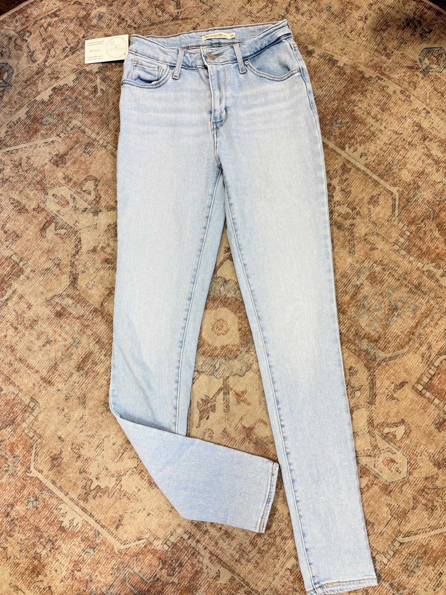 Levi 721 HR Skinny Jeans (26x32)
