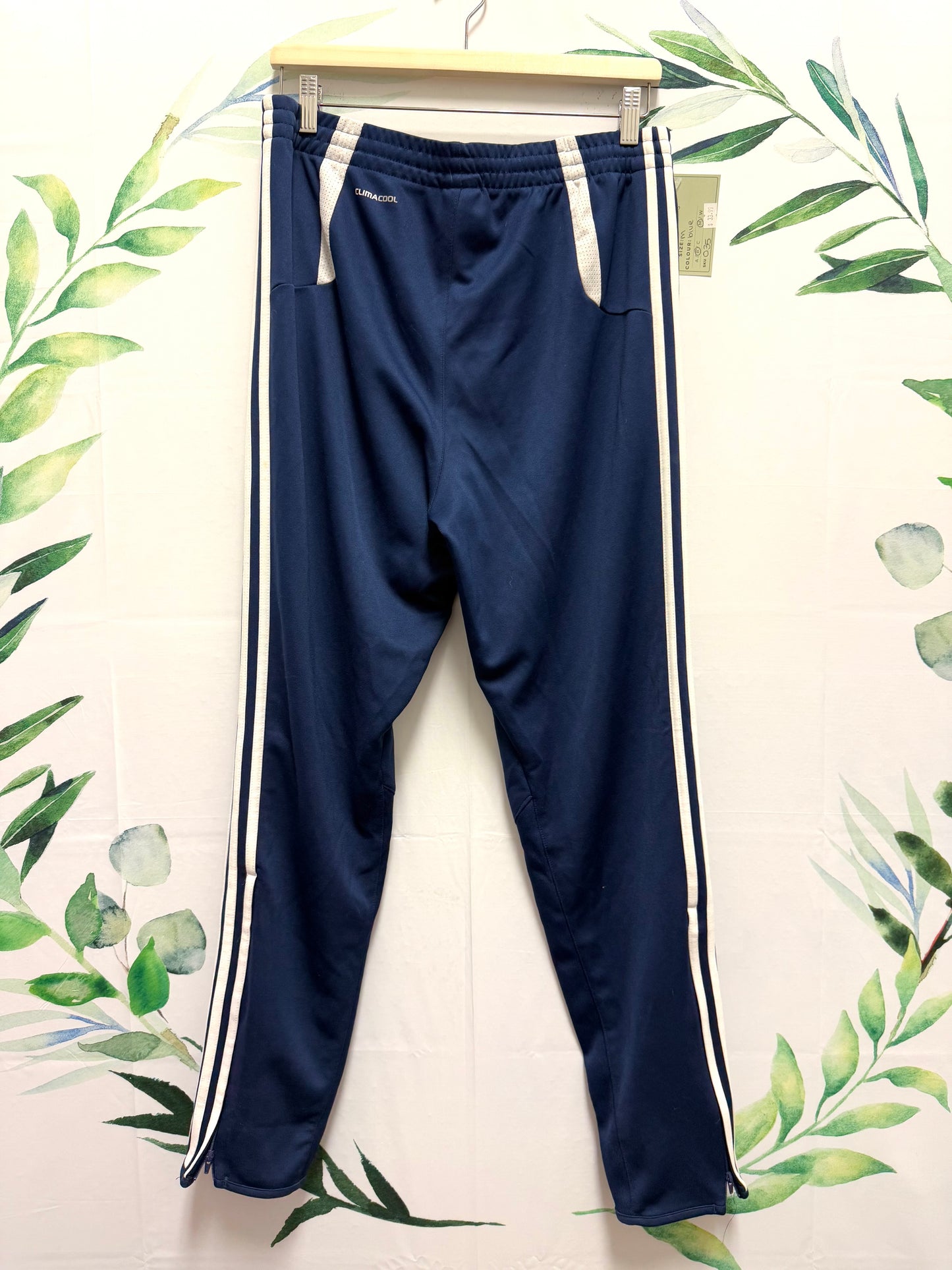 Adidas 3 Stripe Track Pants Jogger (M)