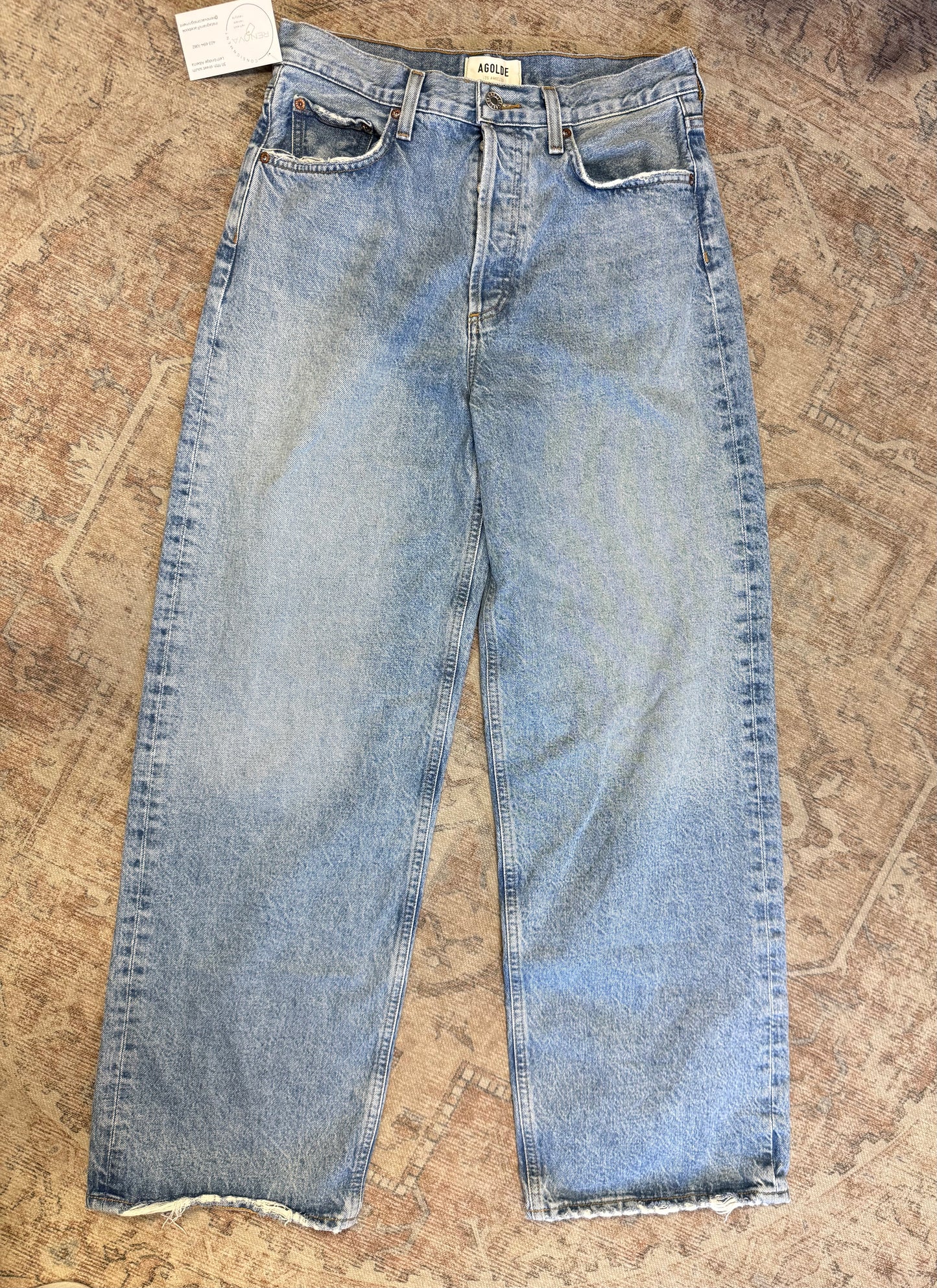 Agolde Low Slung Baggy Jeans (25x31)