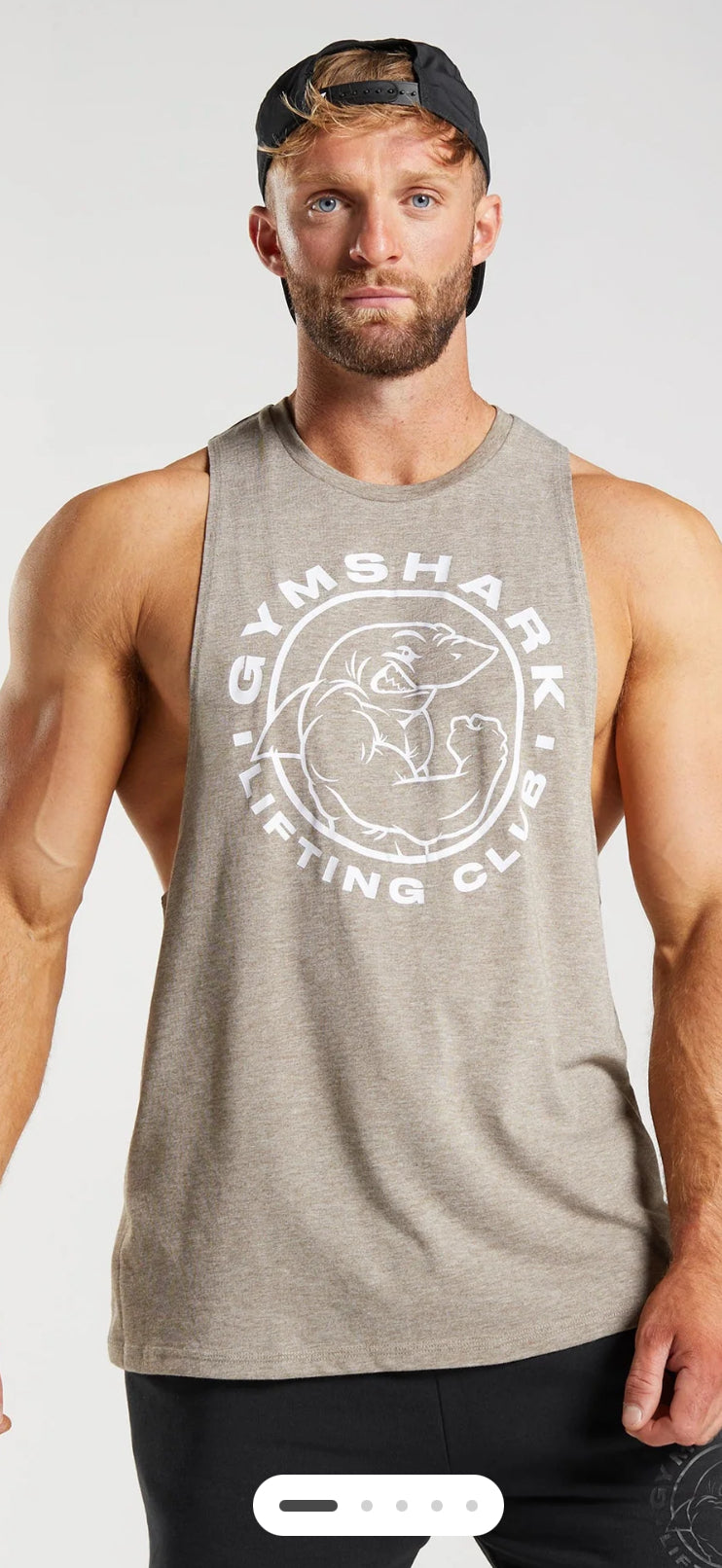 Gymshark Legacy Drop Arm Tank (L)