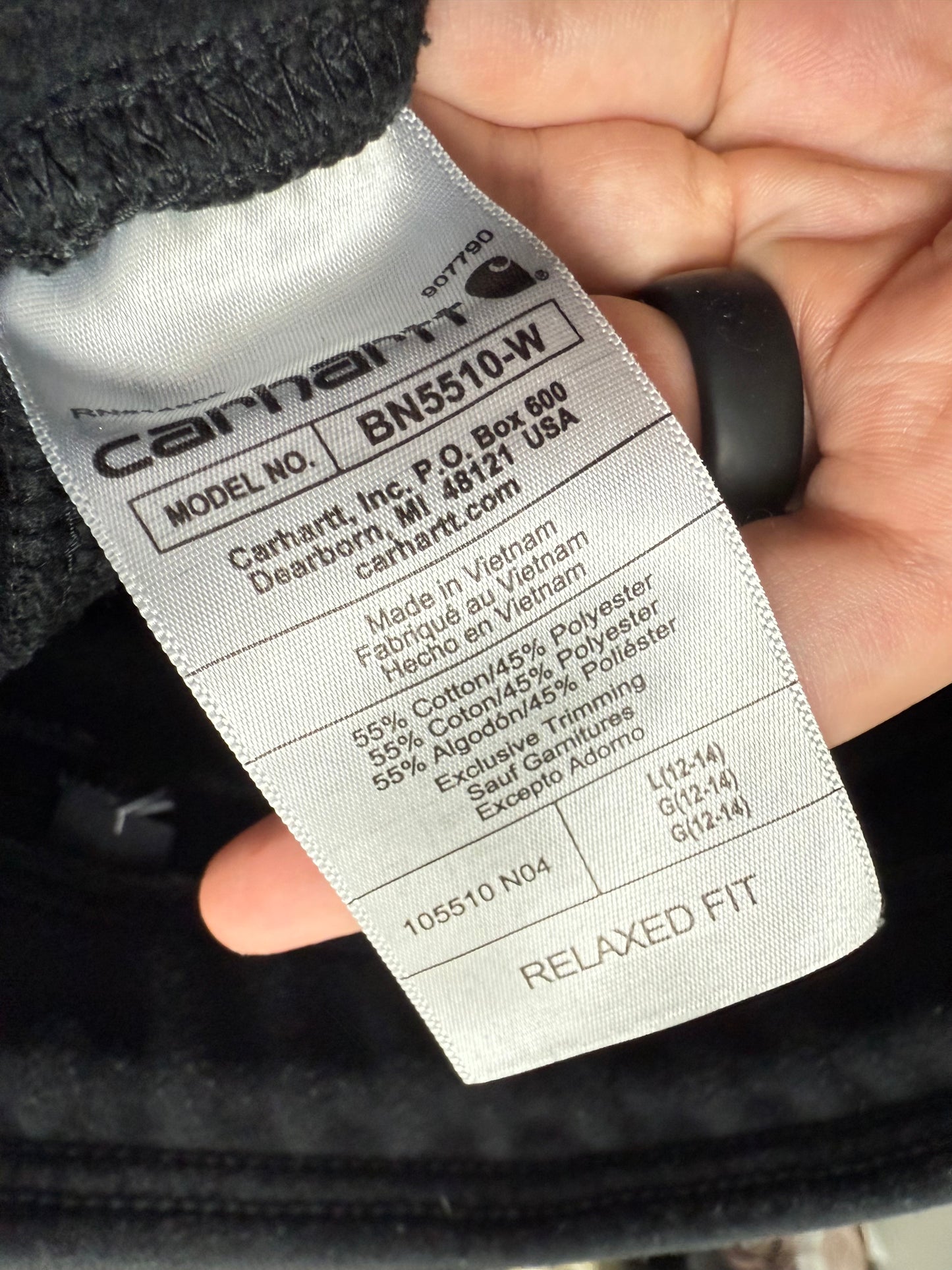 Carhartt Relaxed Fit Fleece Jogger 28” (L)