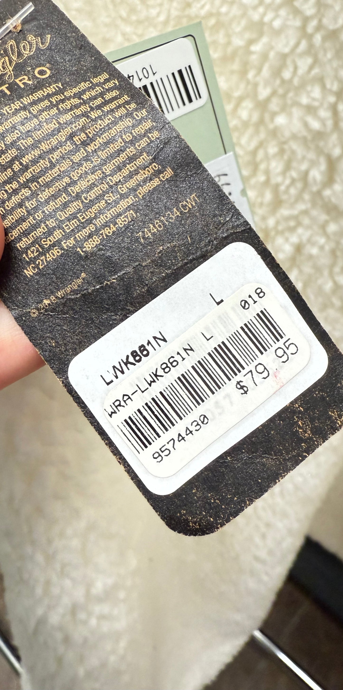 Wrangler Half Zip Sherpa Pullover (L)