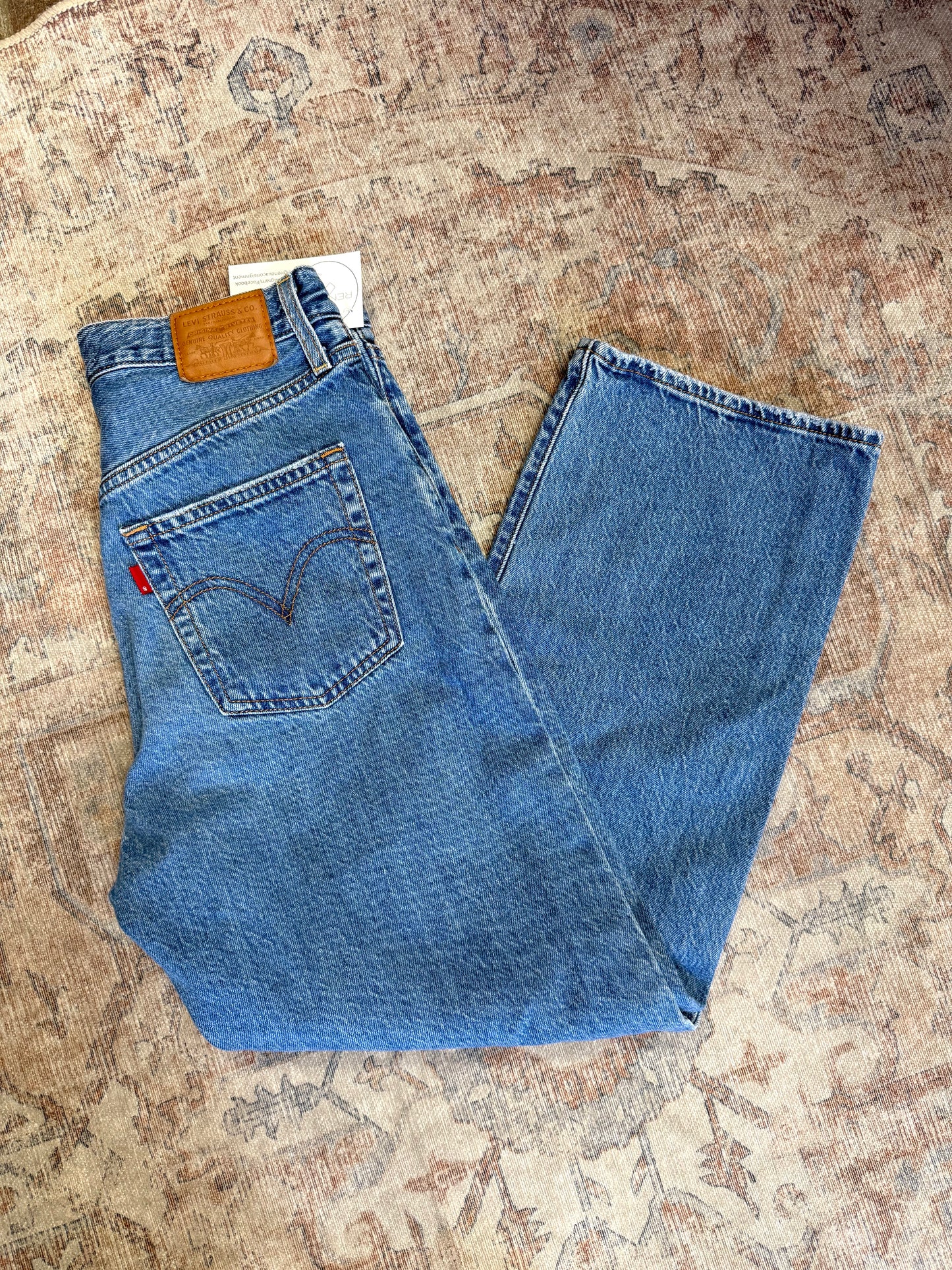 Levi Ribcage Straight Ankle HR Jeans (28x27)