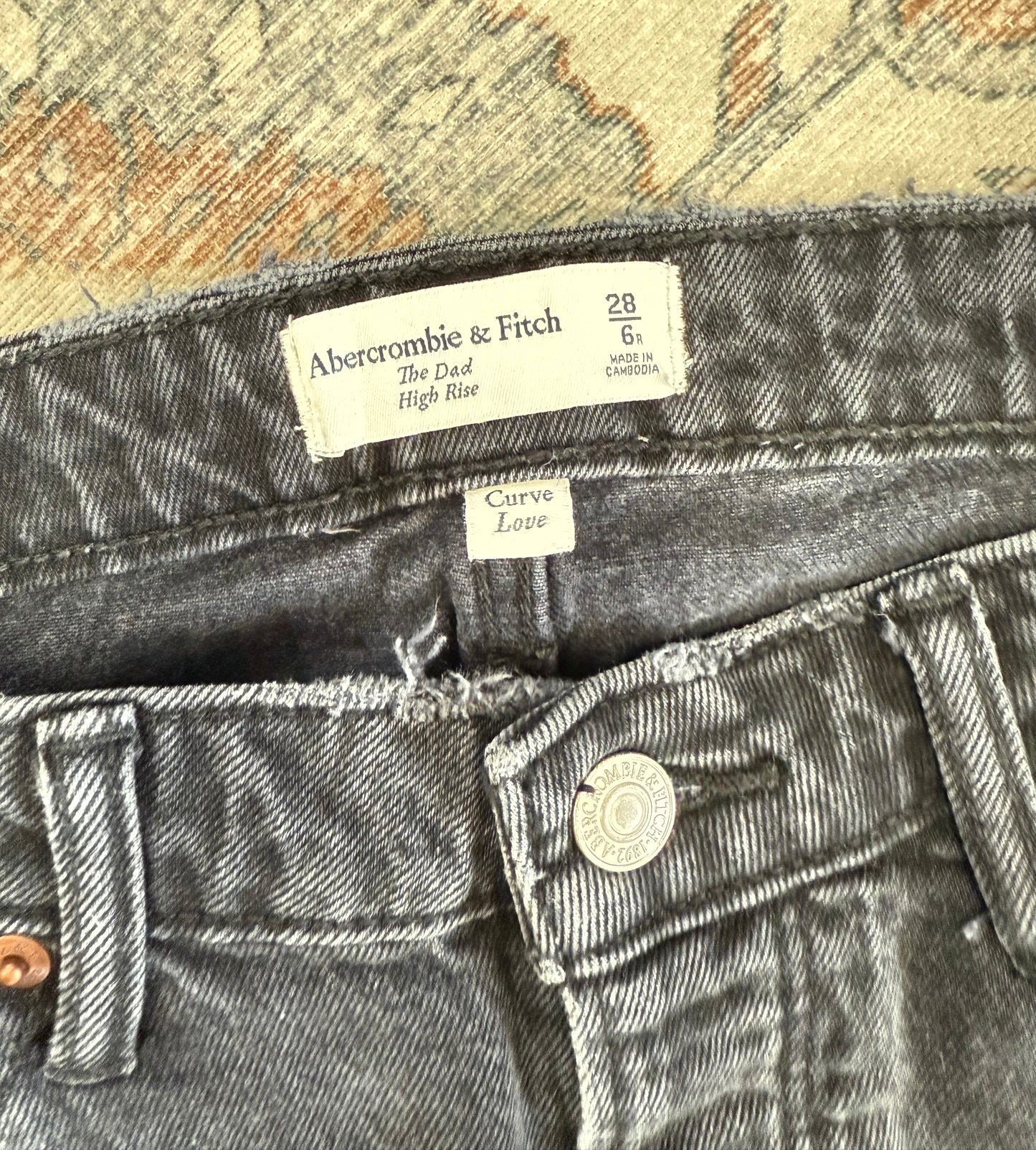 Abercrombie Dad Fit HR Jeans (28x30)