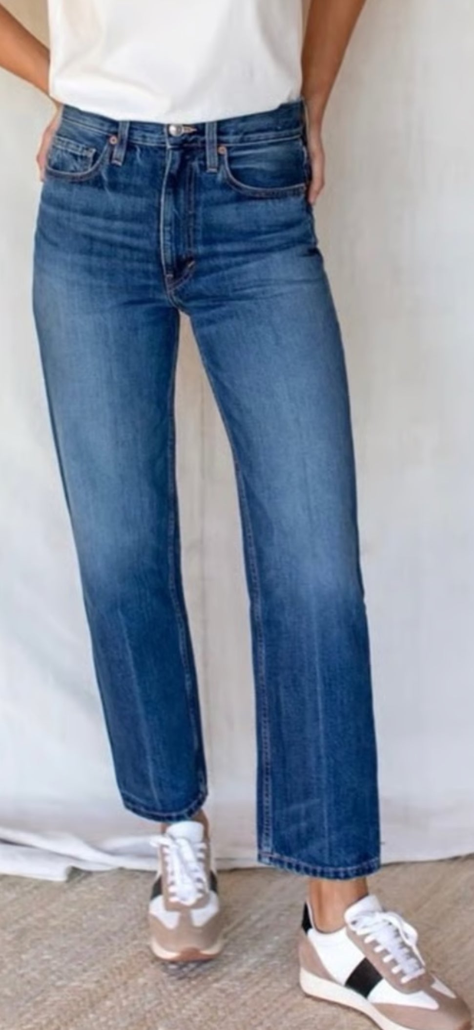 Twin Doves Vintage Stove Pipe HR Jeans (27x26)