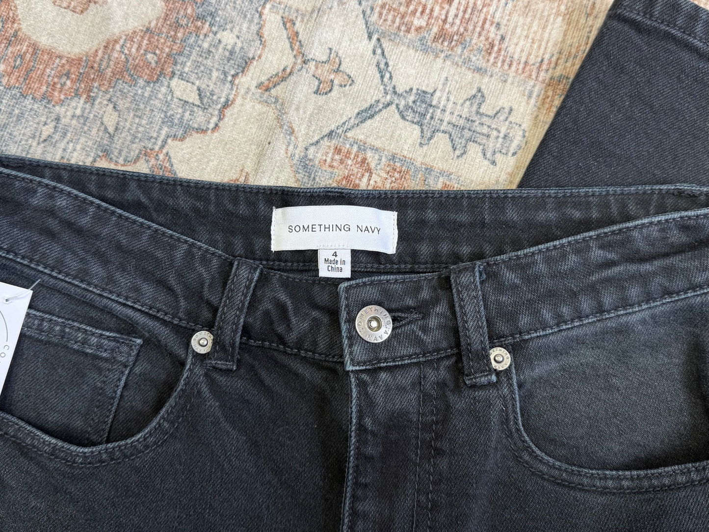 Something Navy Flared Jeans (4x32)