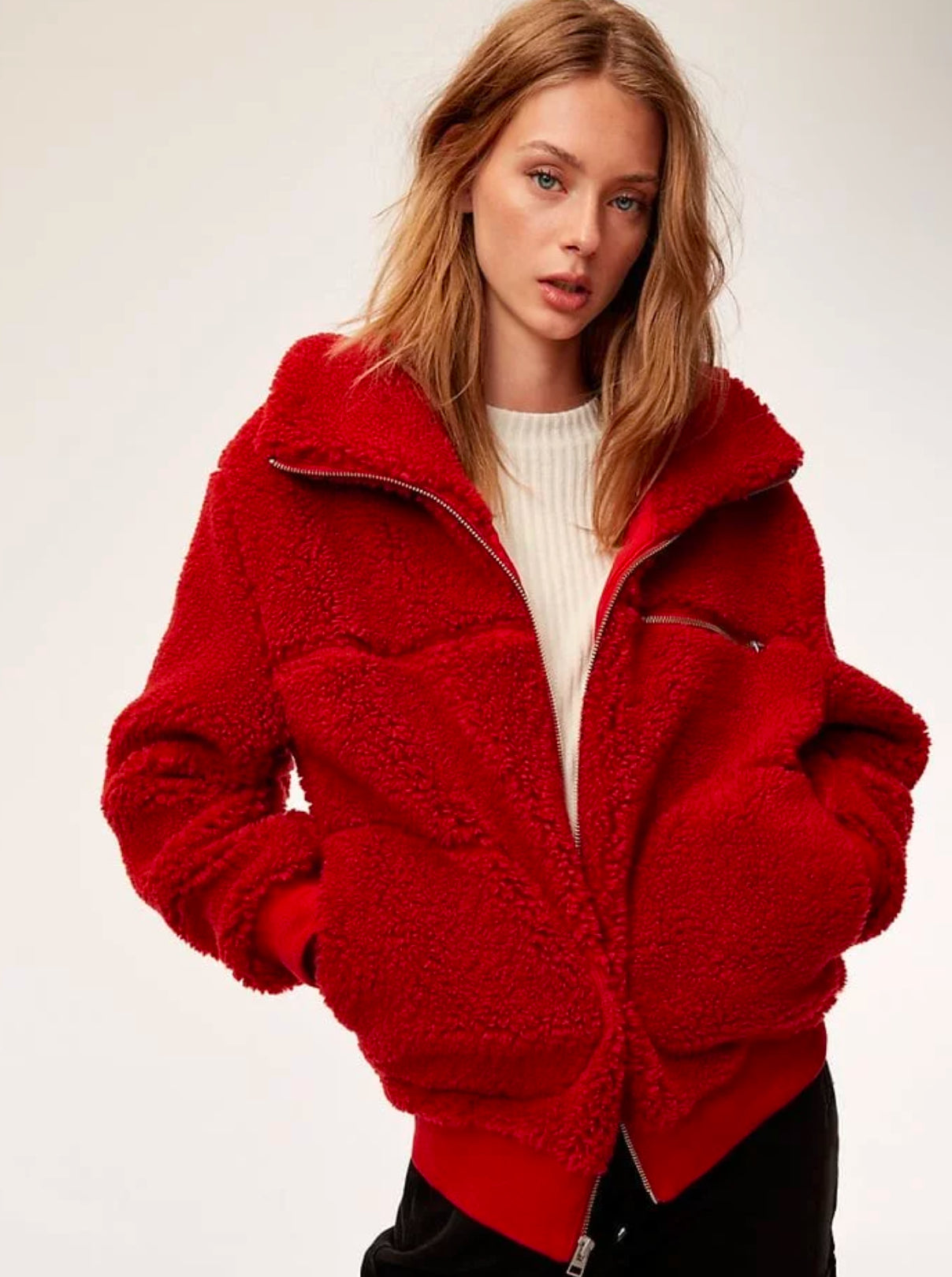 Aritzia Wilfred Free The Teddy Jacket (S)