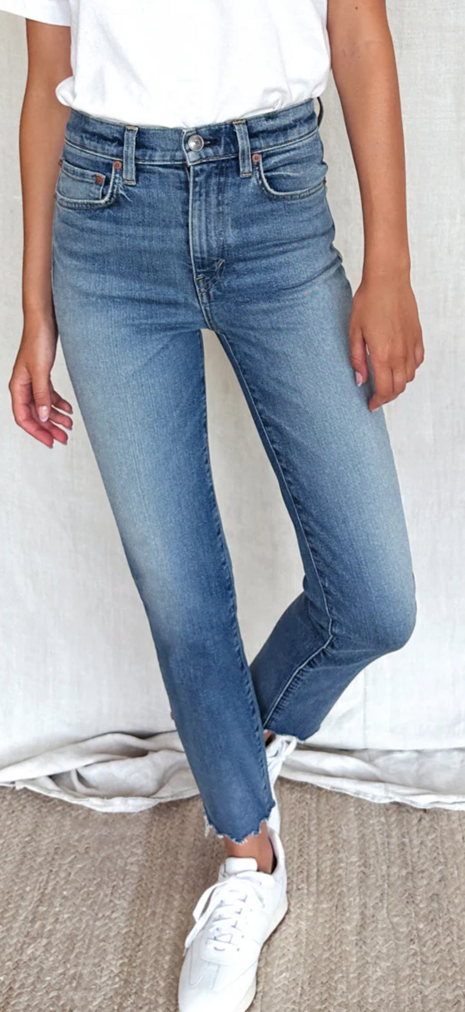 Twin Doves Tower High Pencil HR Jeans (27x28)