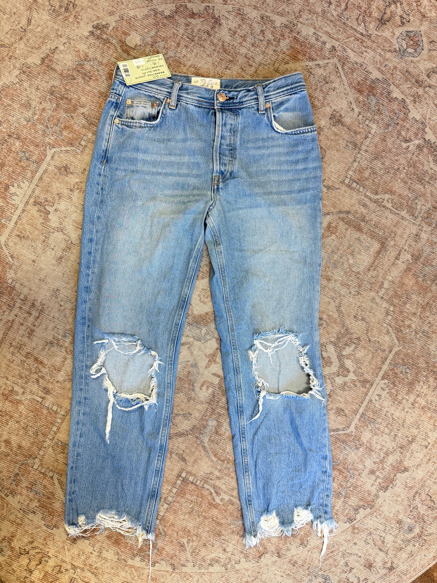 Free People Maggie Straight MR Jeans (26x28)