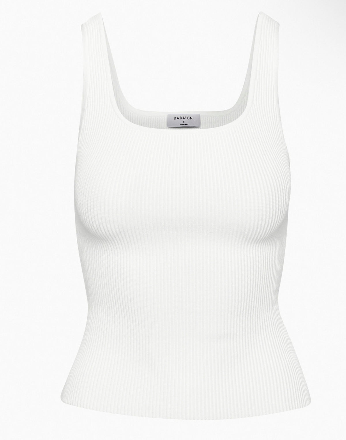 Aritzia Babaton Sculpt Knit Squareneck Hip Tank (S)