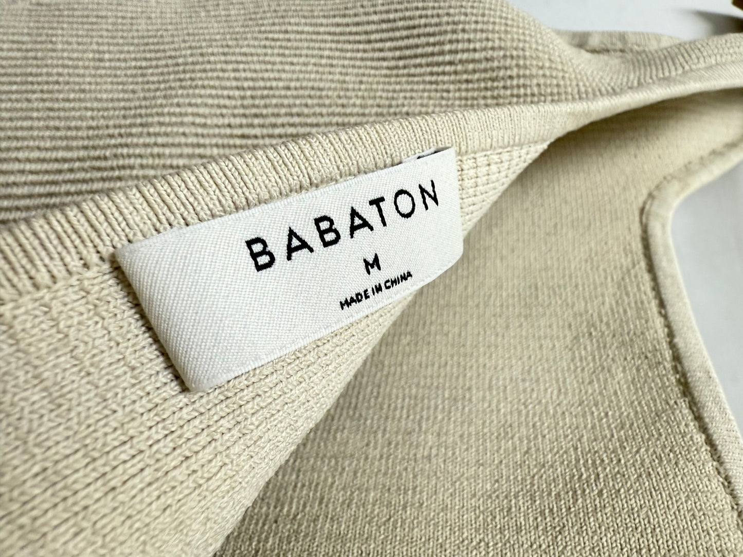 Aritzia Babaton Sculpt Knit Squareneck Waist Tank (M)