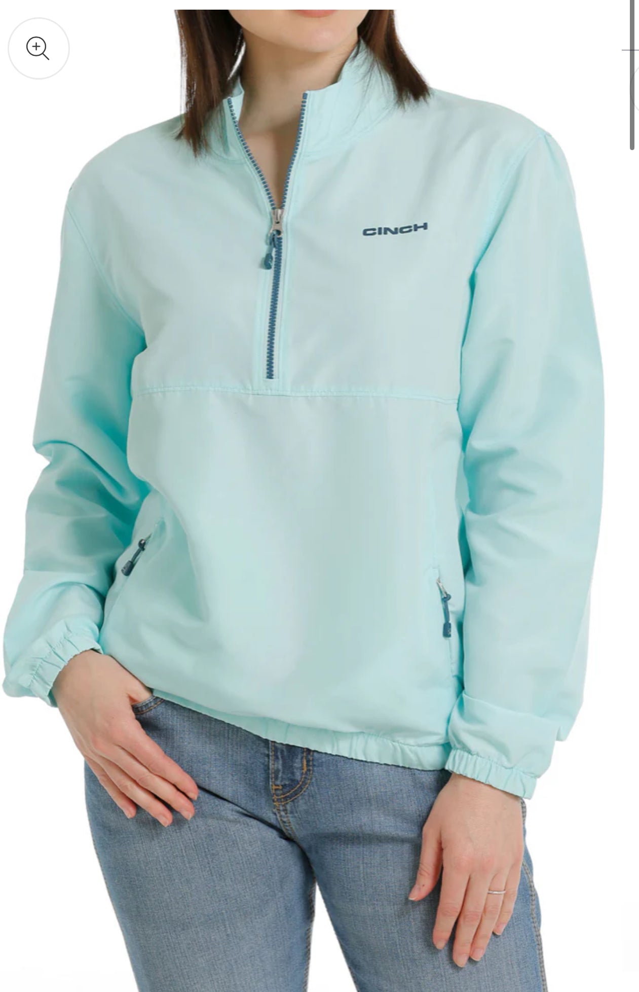 Cinch Half Zip Windbreaker (L)