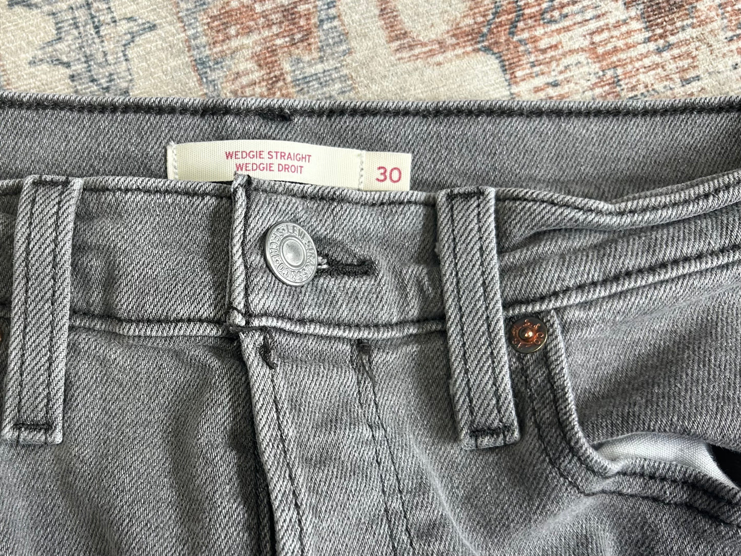 Levi Wedgie Straight HR Jeans (30x27)