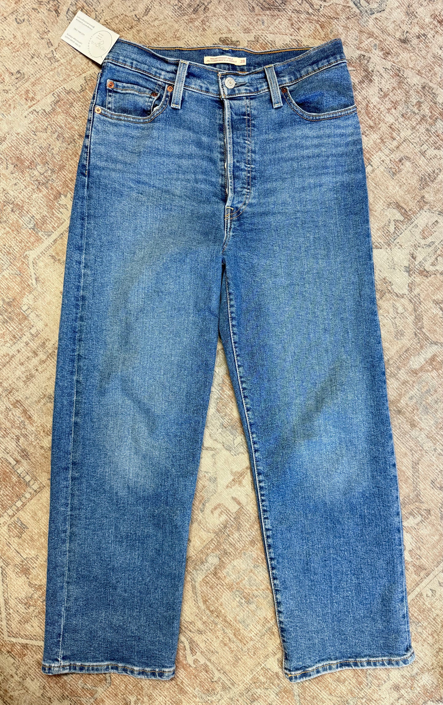 Levi’s Ribcage Straight Ankle HR Jeans (28x27)