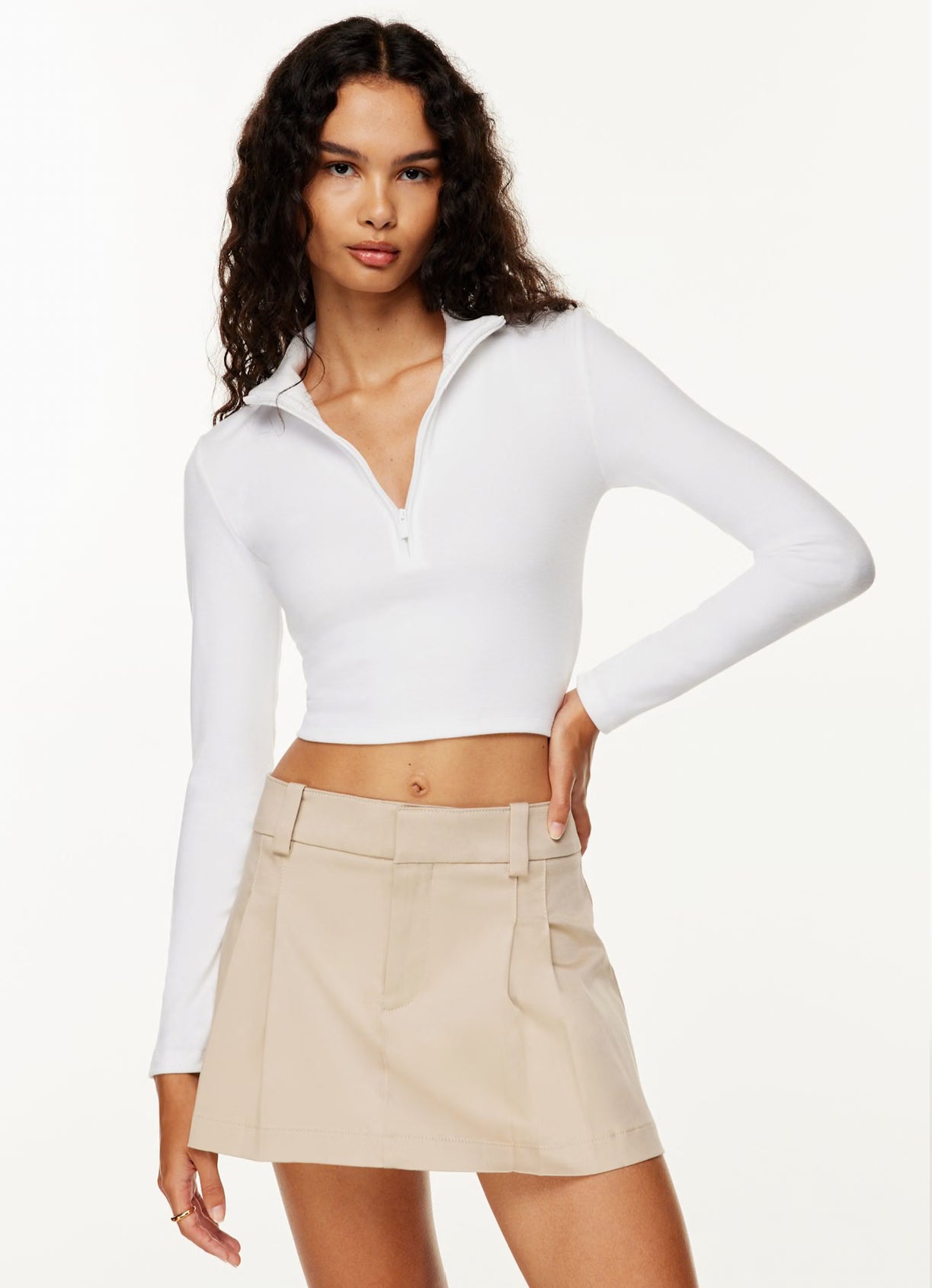 Aritzia Sunday Best Monarch Half Zip Longsleeve (XS)