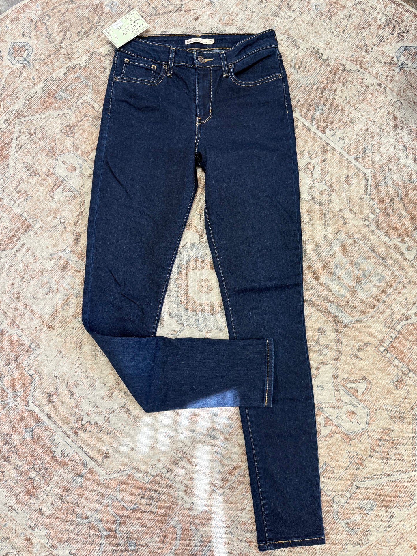 Levi 721 Skinny HR Jeans (27x32)