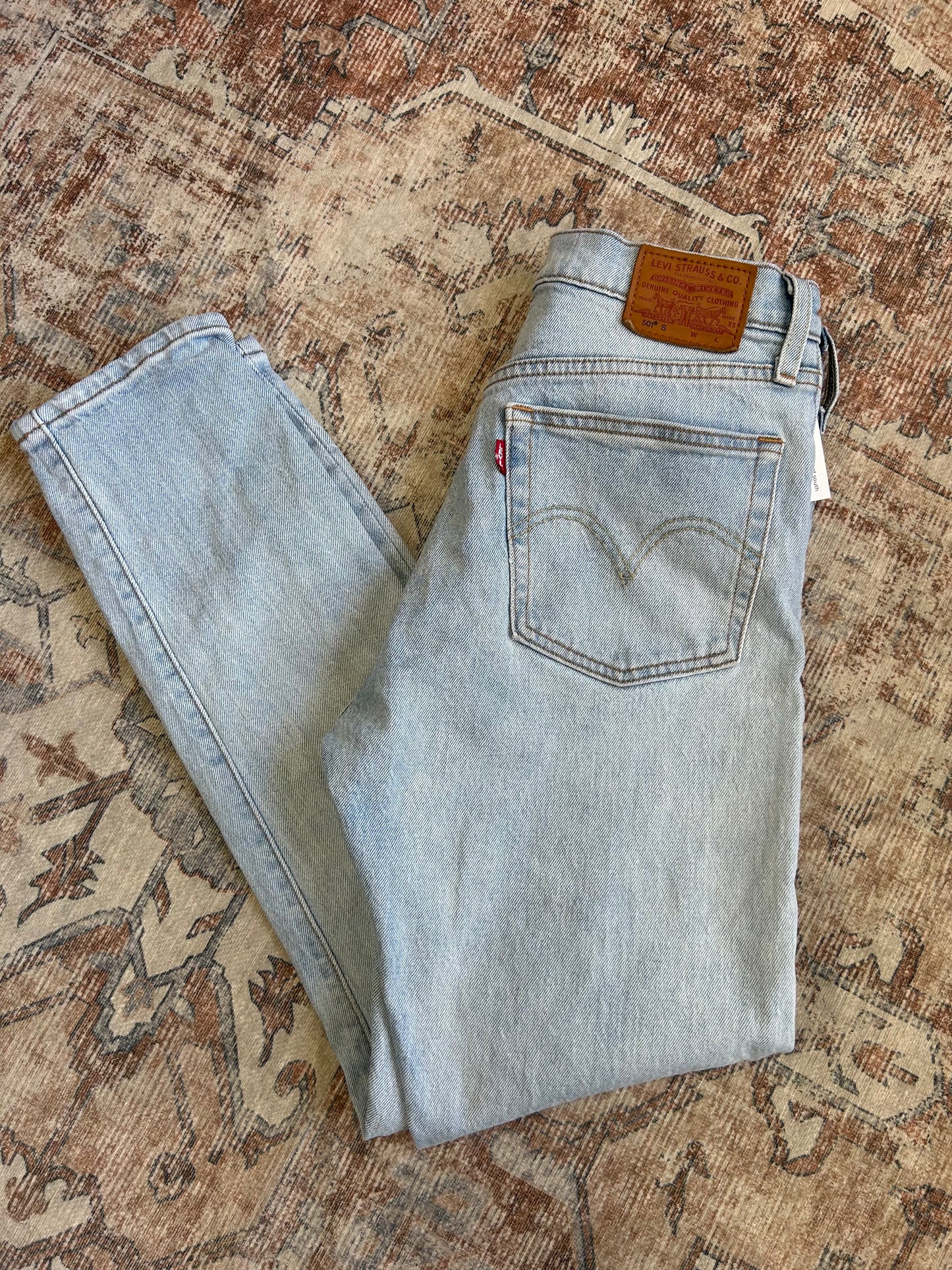 Levi 501 Skinny HR Jeans (26x28)