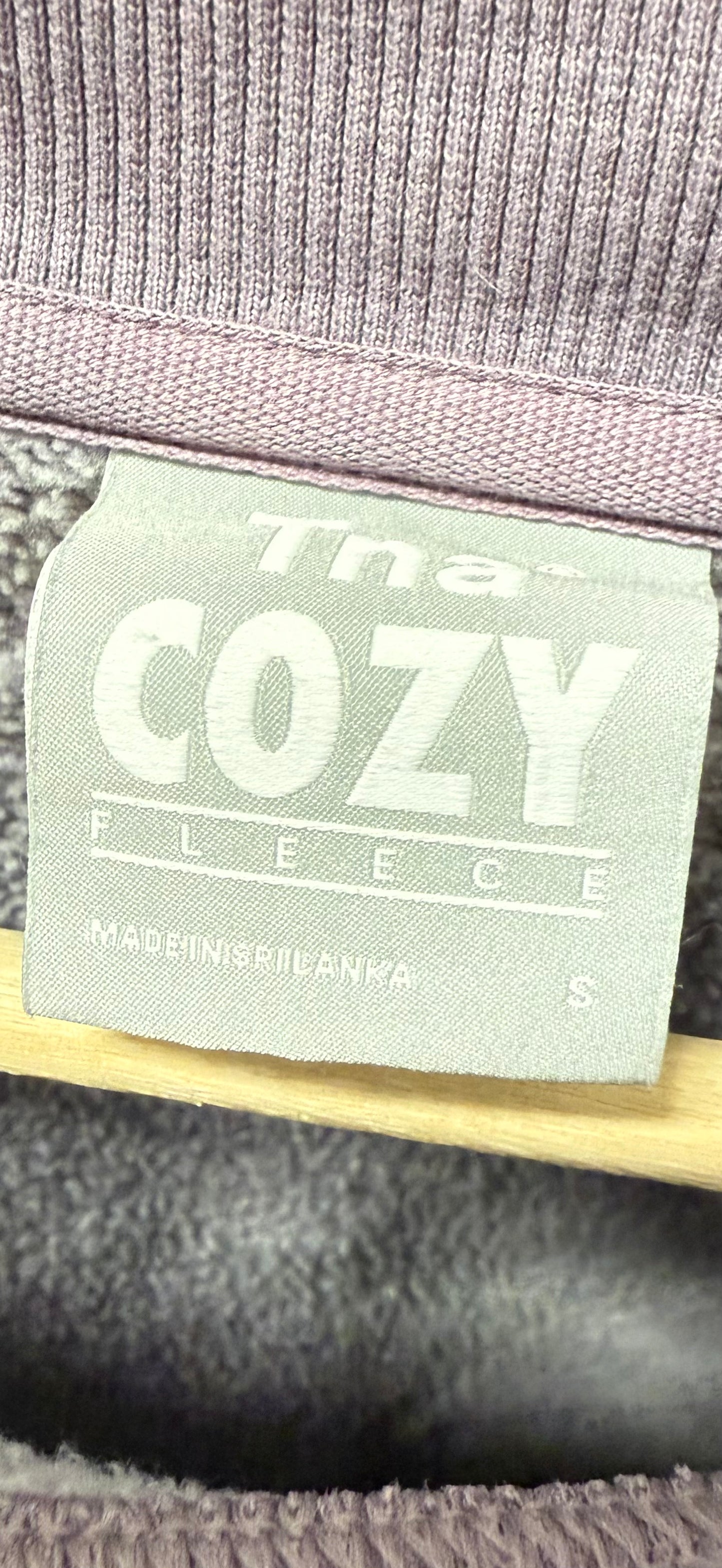 Aritzia TNA Cozyfleece Cropped Crew (S)