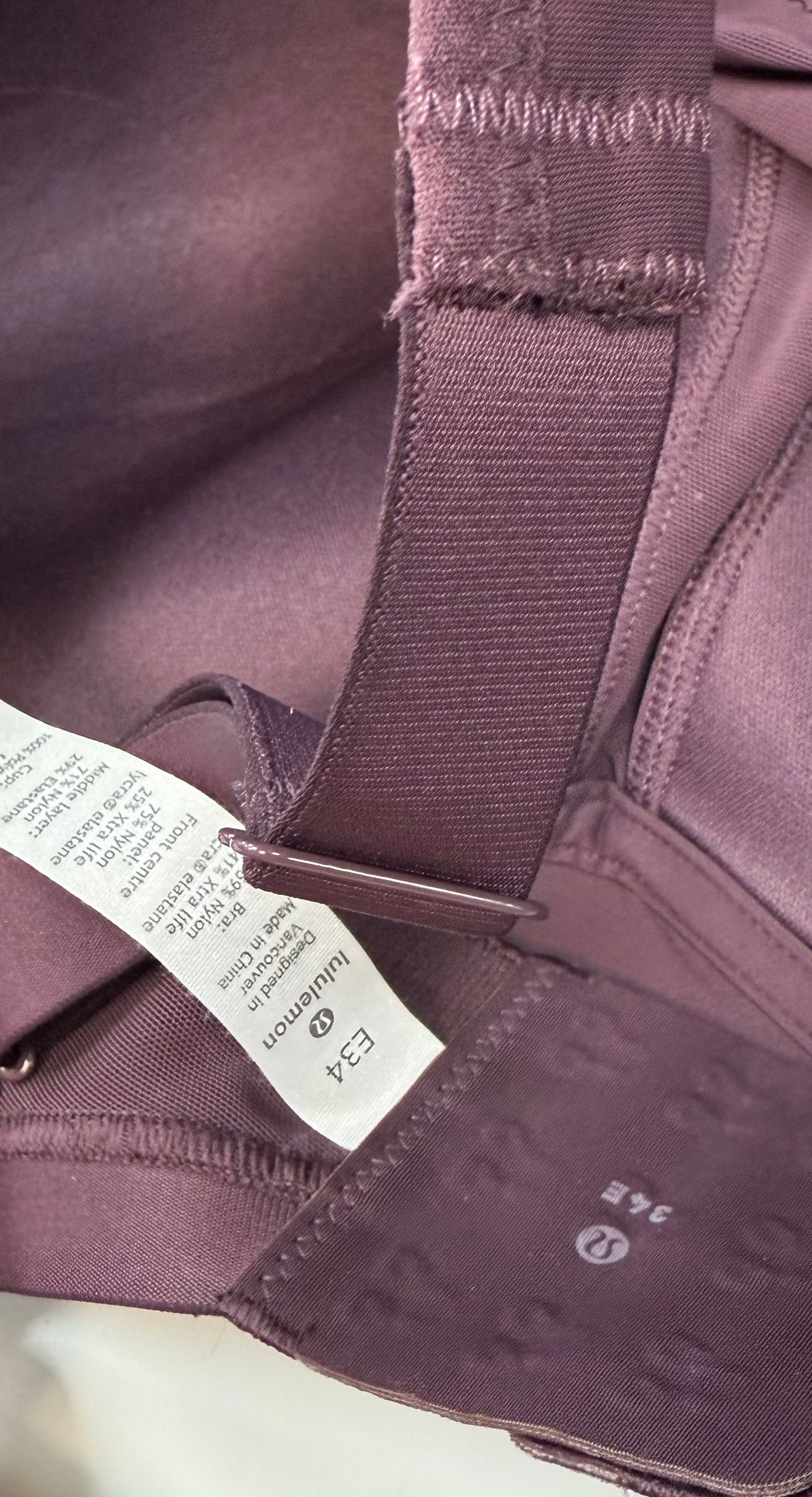 Lululemon Run Times High Support Bra (34E)
