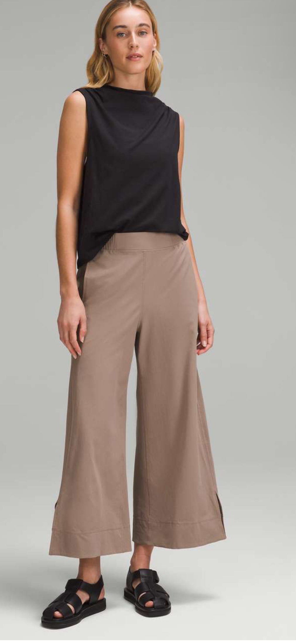Lululemon Stretch Woven Wide Leg HR Crop Pant 25.5” (XL)