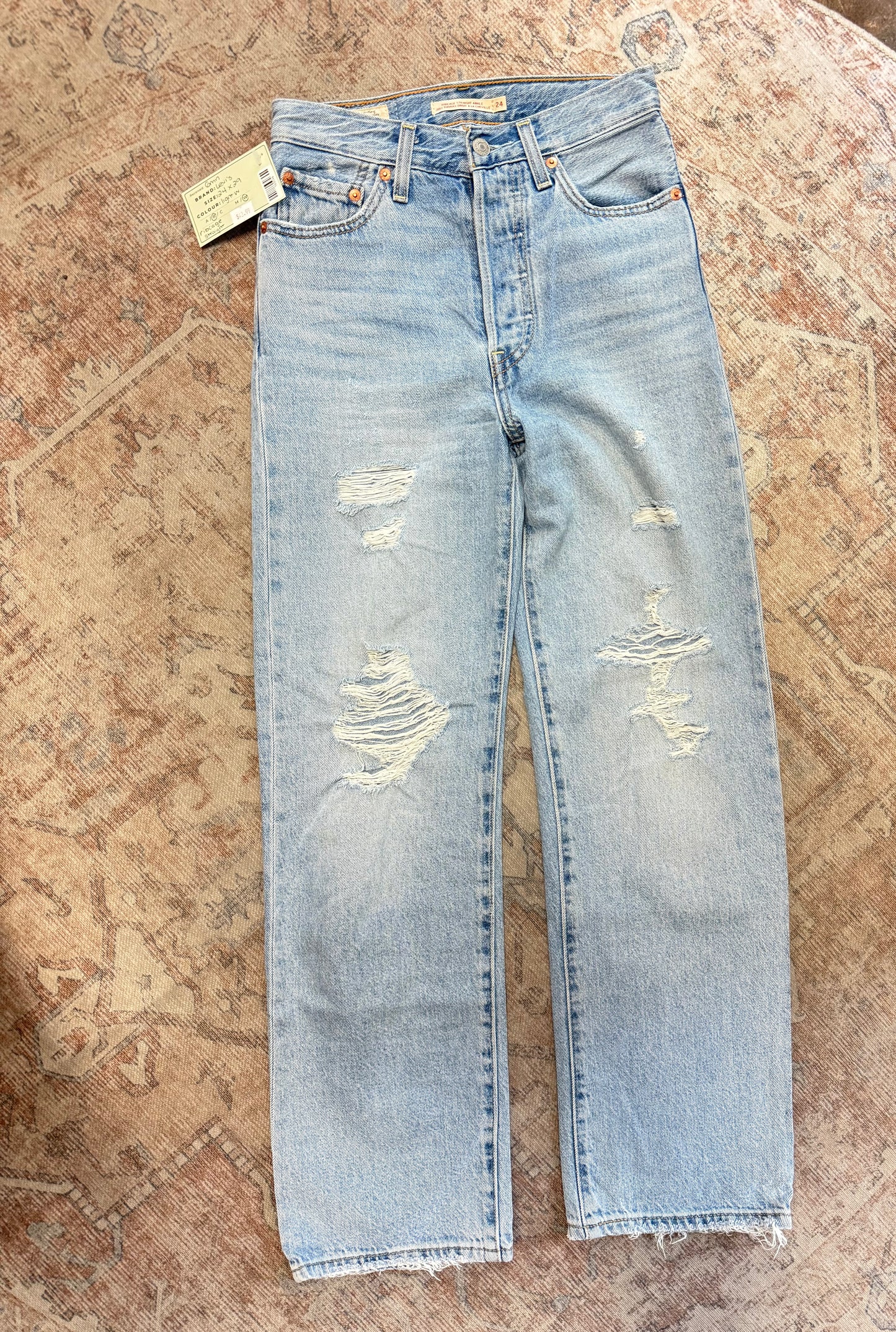 Levi’s Ribcage Straight Ankle HR Jeans (24x29)
