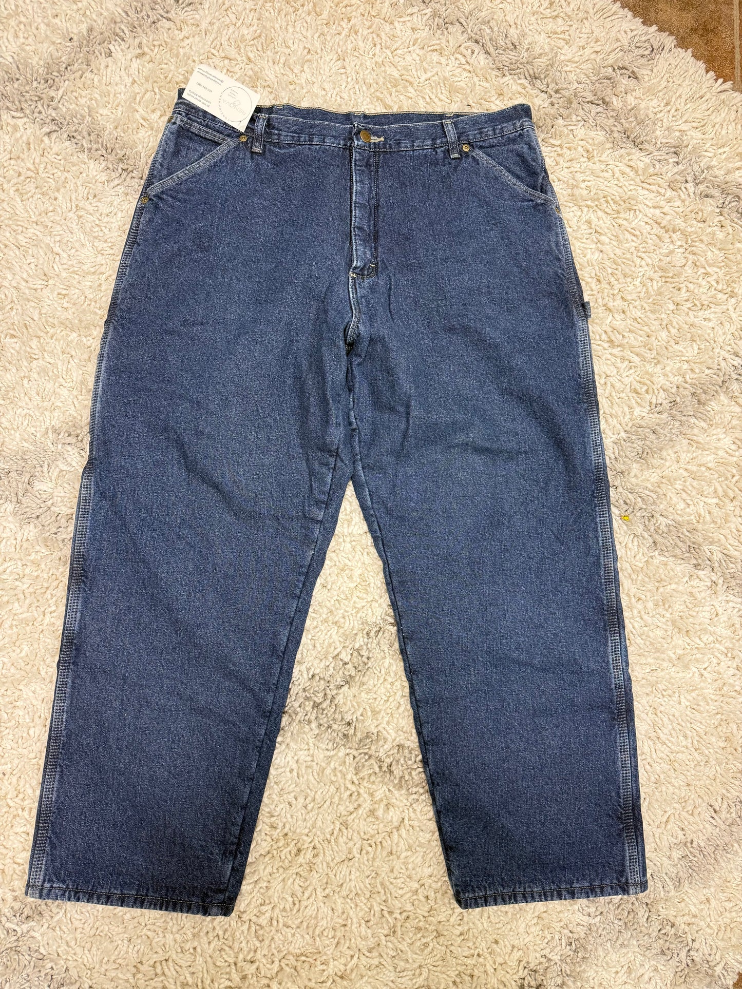 Wrangler Fleece Lined Carpenter Jeans (38x30)