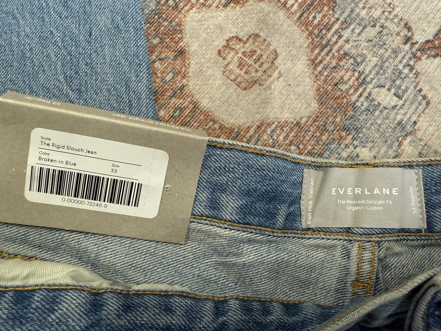 Everlane Rigid Slouch Relaxed HR Jeans (33x27)