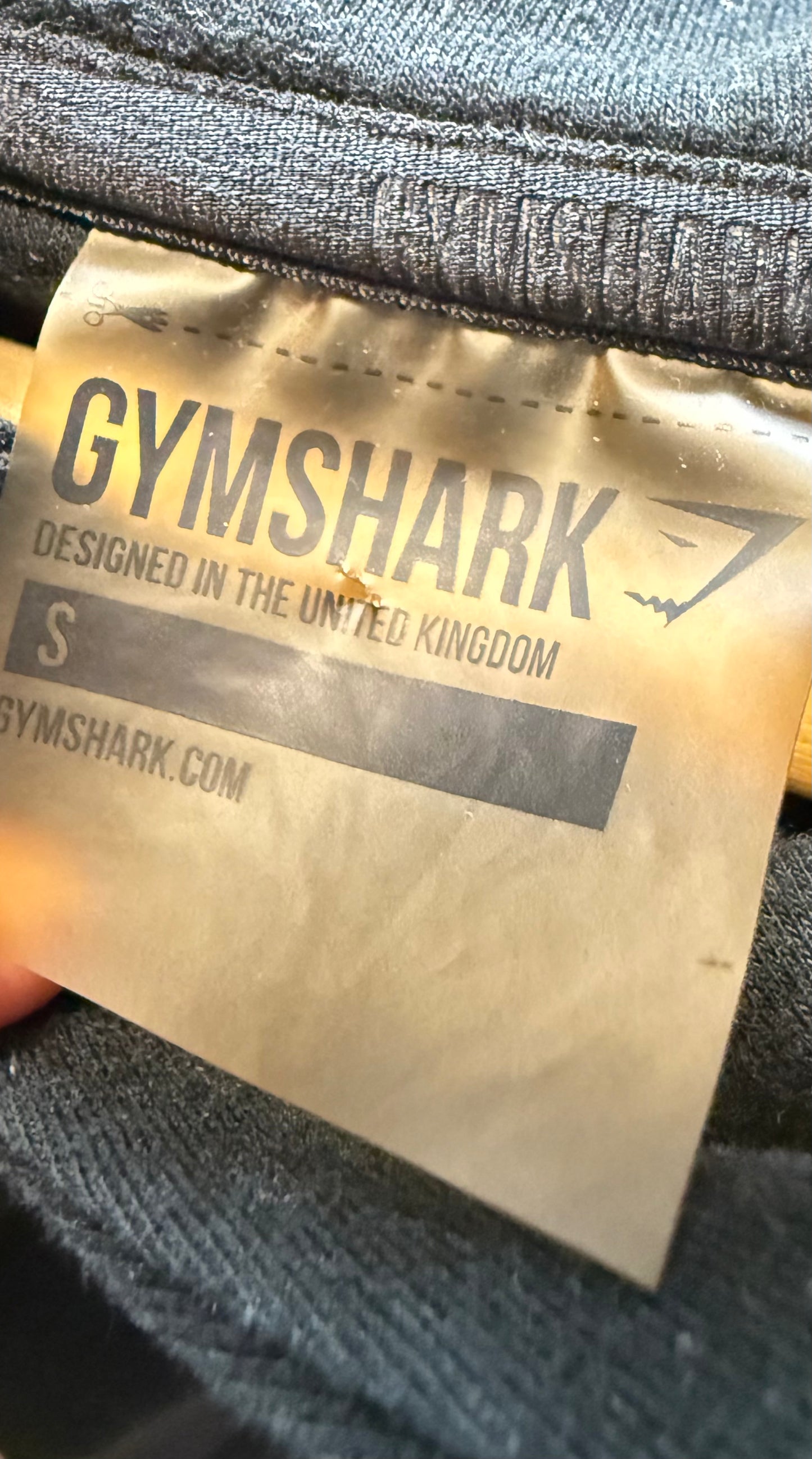 Gymshark Cropped Logo Hoodie (S)
