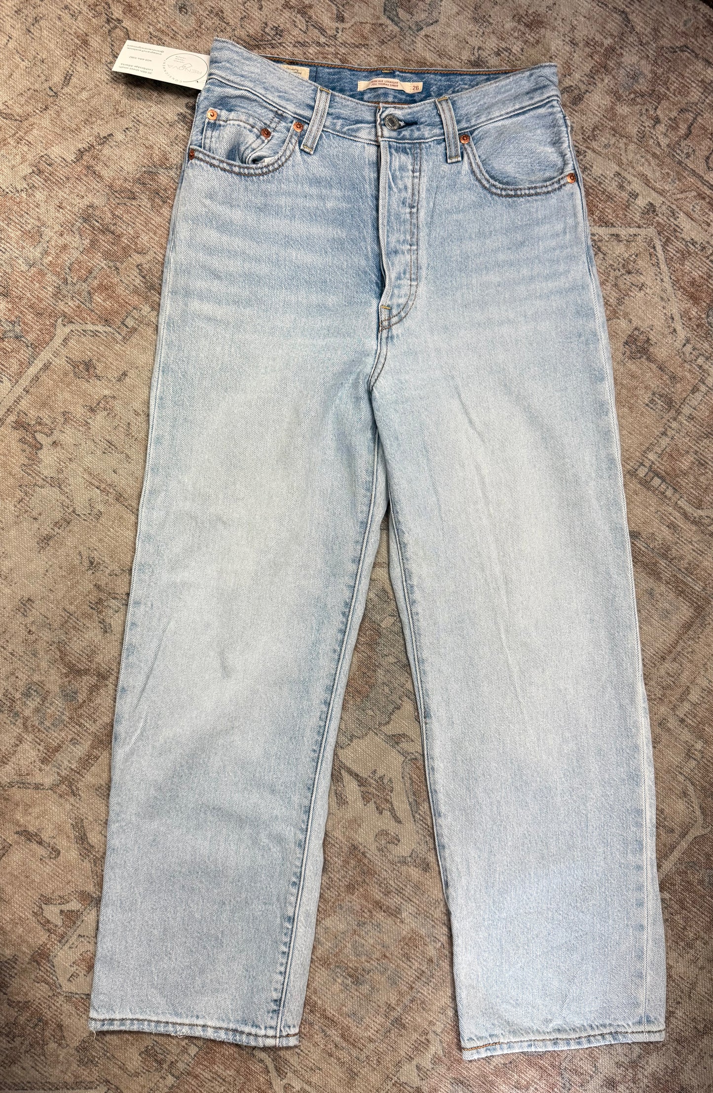 Levi’s Ribcage Straight HR Jeans (26x27)