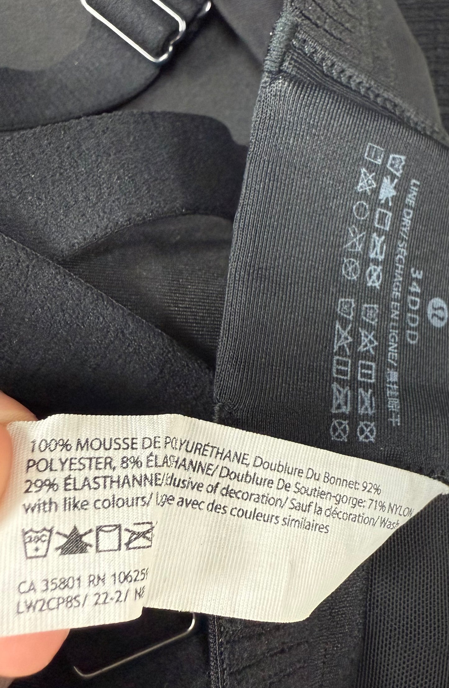Lululemon Energy Bra High Support (34DDD)