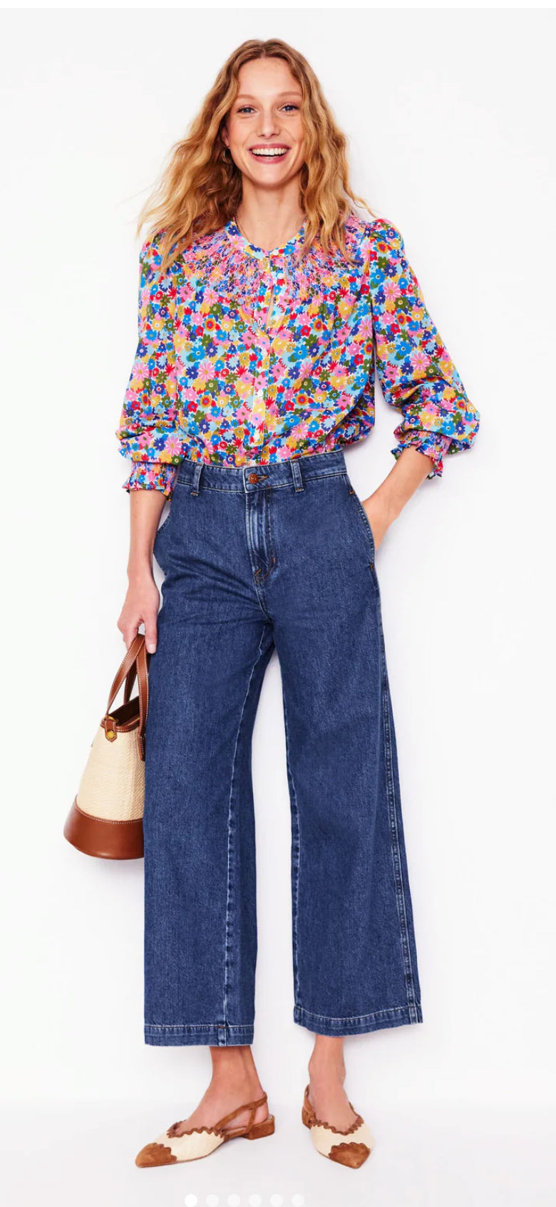 Boden Cropped Fluid HR Jeans (27x26)