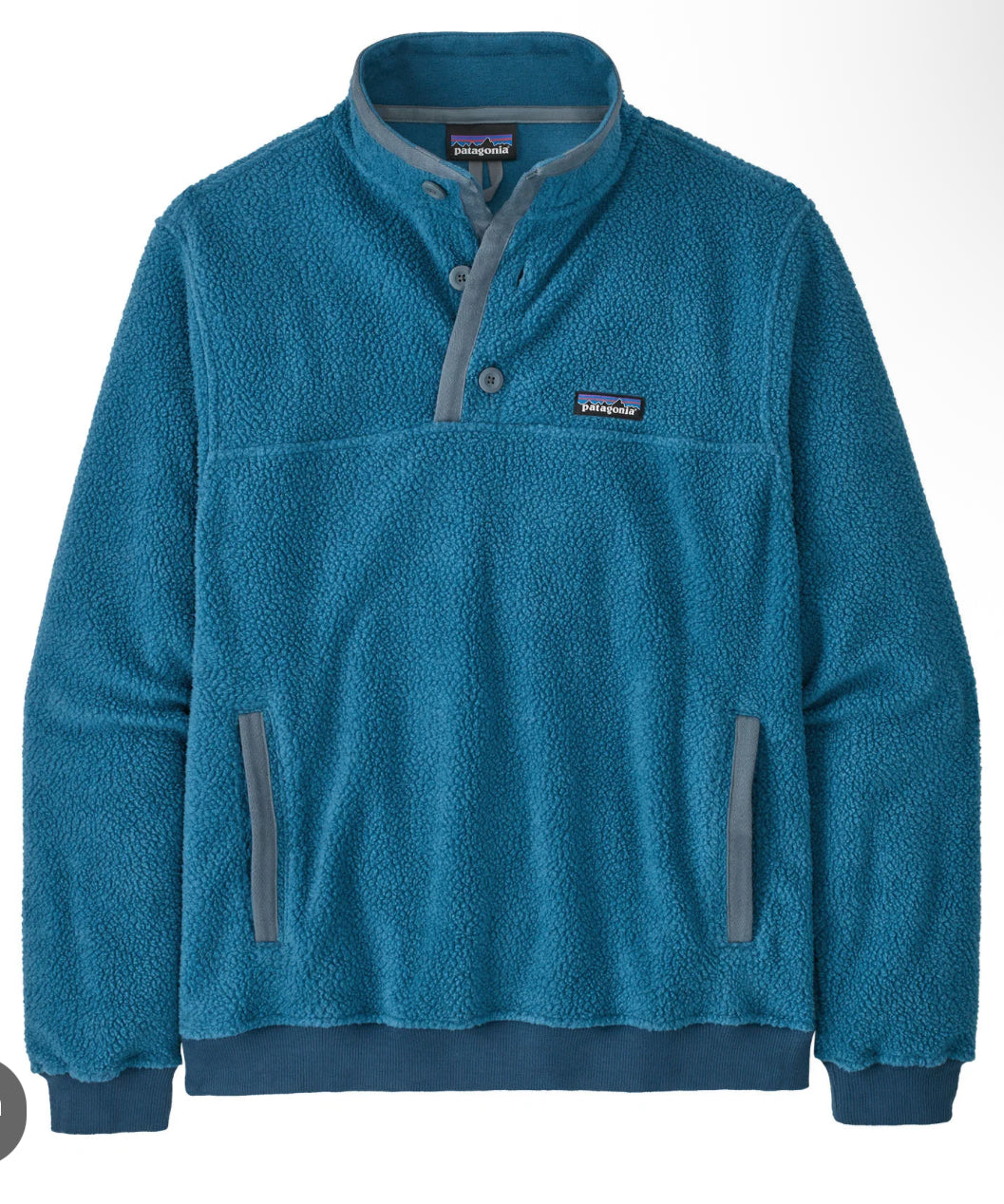 Patagonia Shearling Button Fleece Pullover (L)