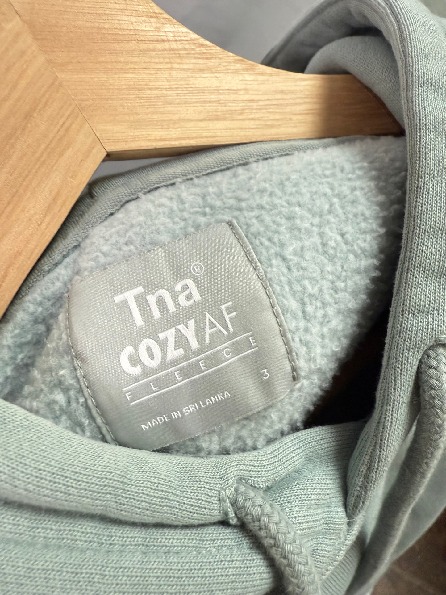 Aritzia TNA Cozy AF Crop Hoodie (L/XL)