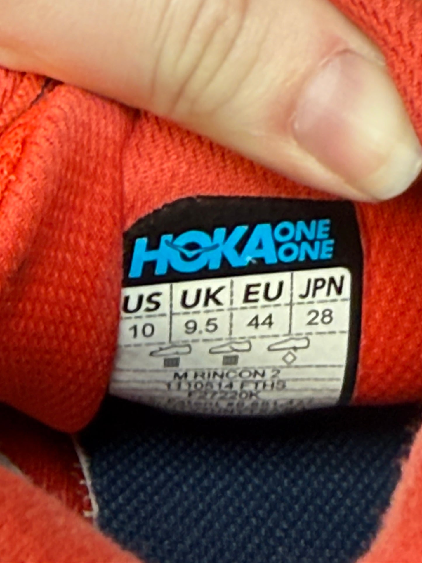 Hoka Rincon 2 Runners (Mens 10)