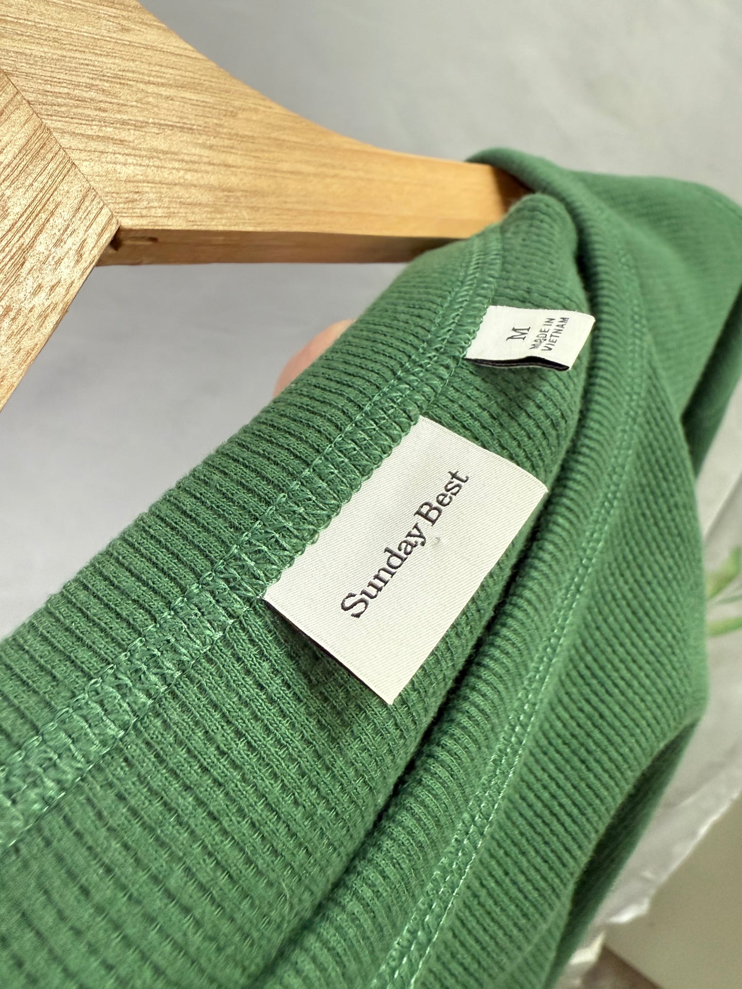 Aritzia Sunday Best Baby Waffle Longsleeve (M)