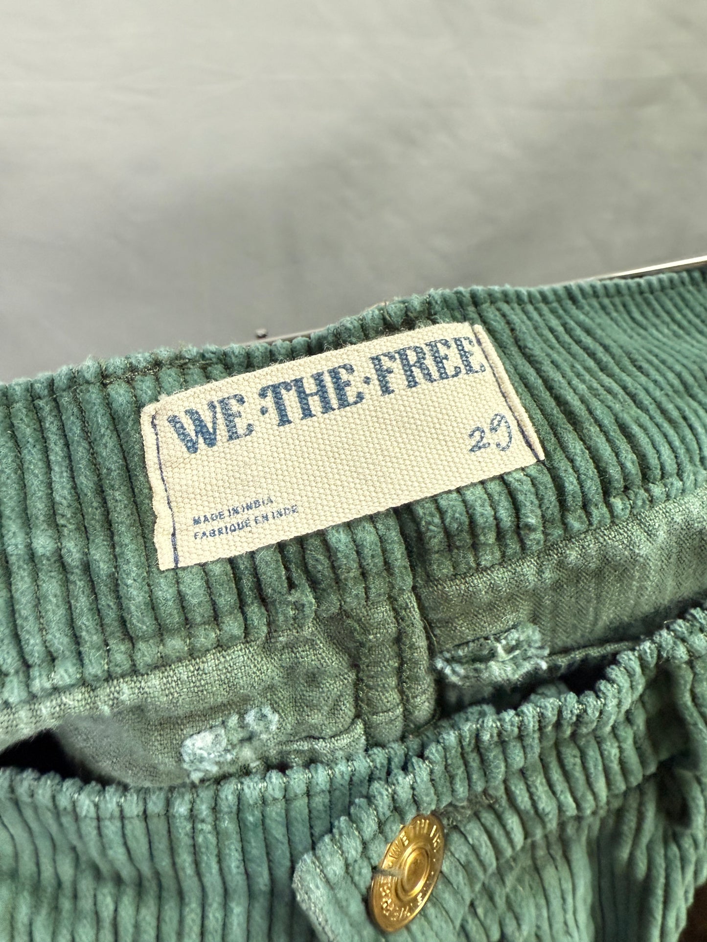 Free People Good Luck Barrel Corduroy Pant 26” (29)