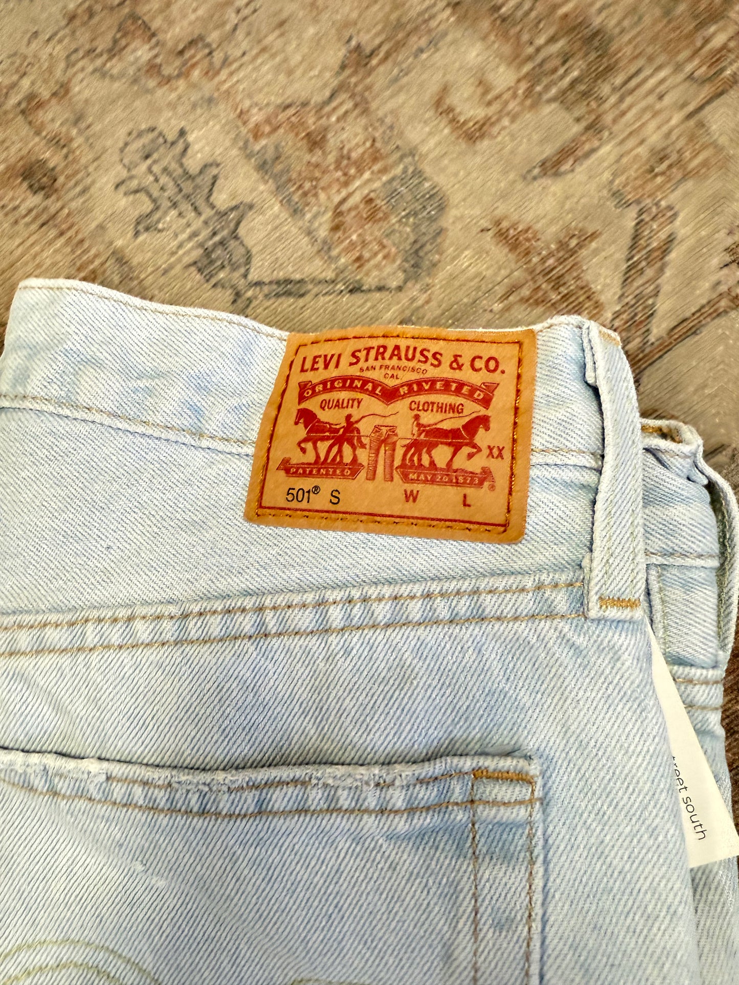 Levi 501 Skinny HR Jeans (29x28)