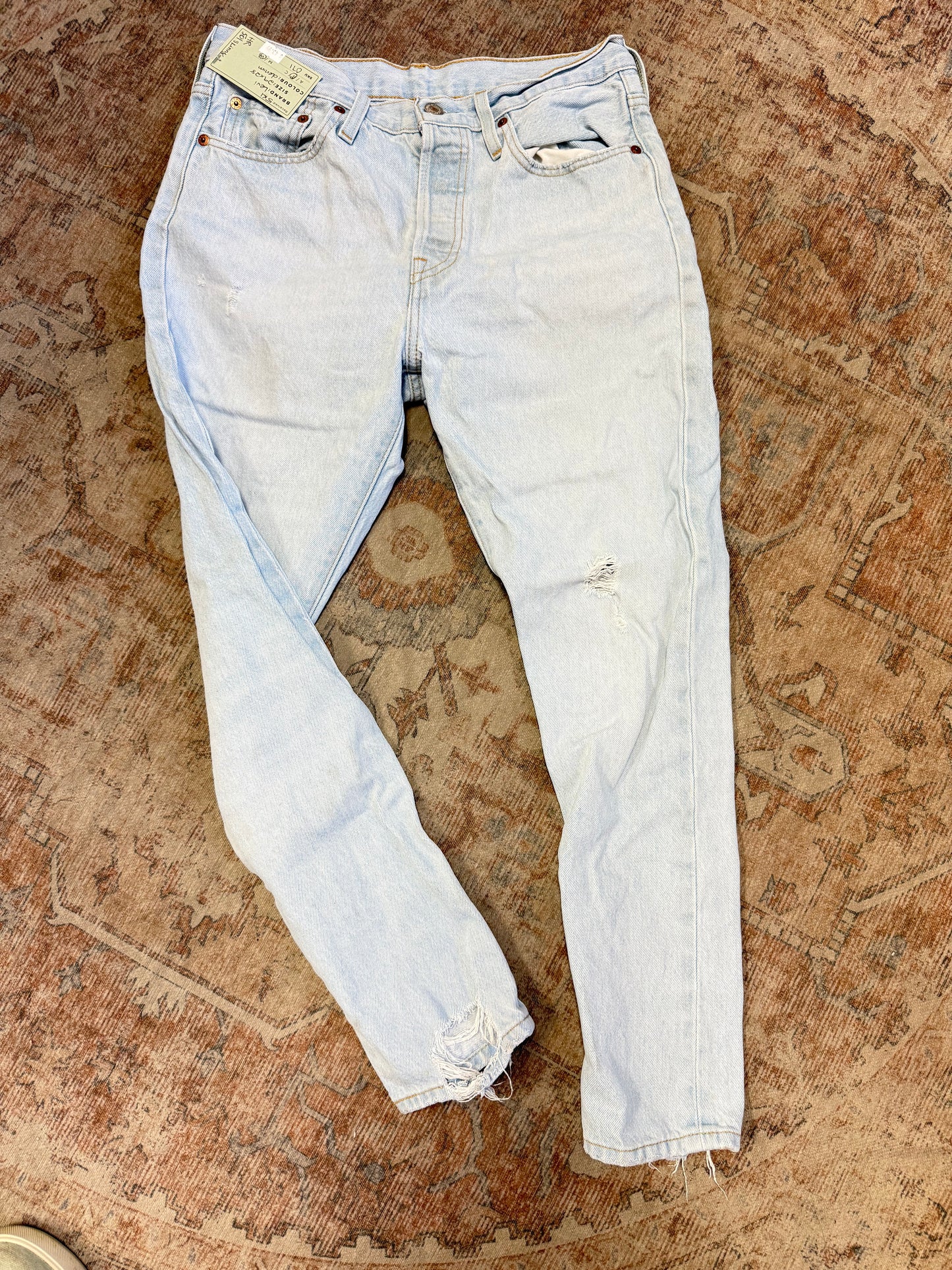 Levi 501 Skinny HR Jeans (29x28)